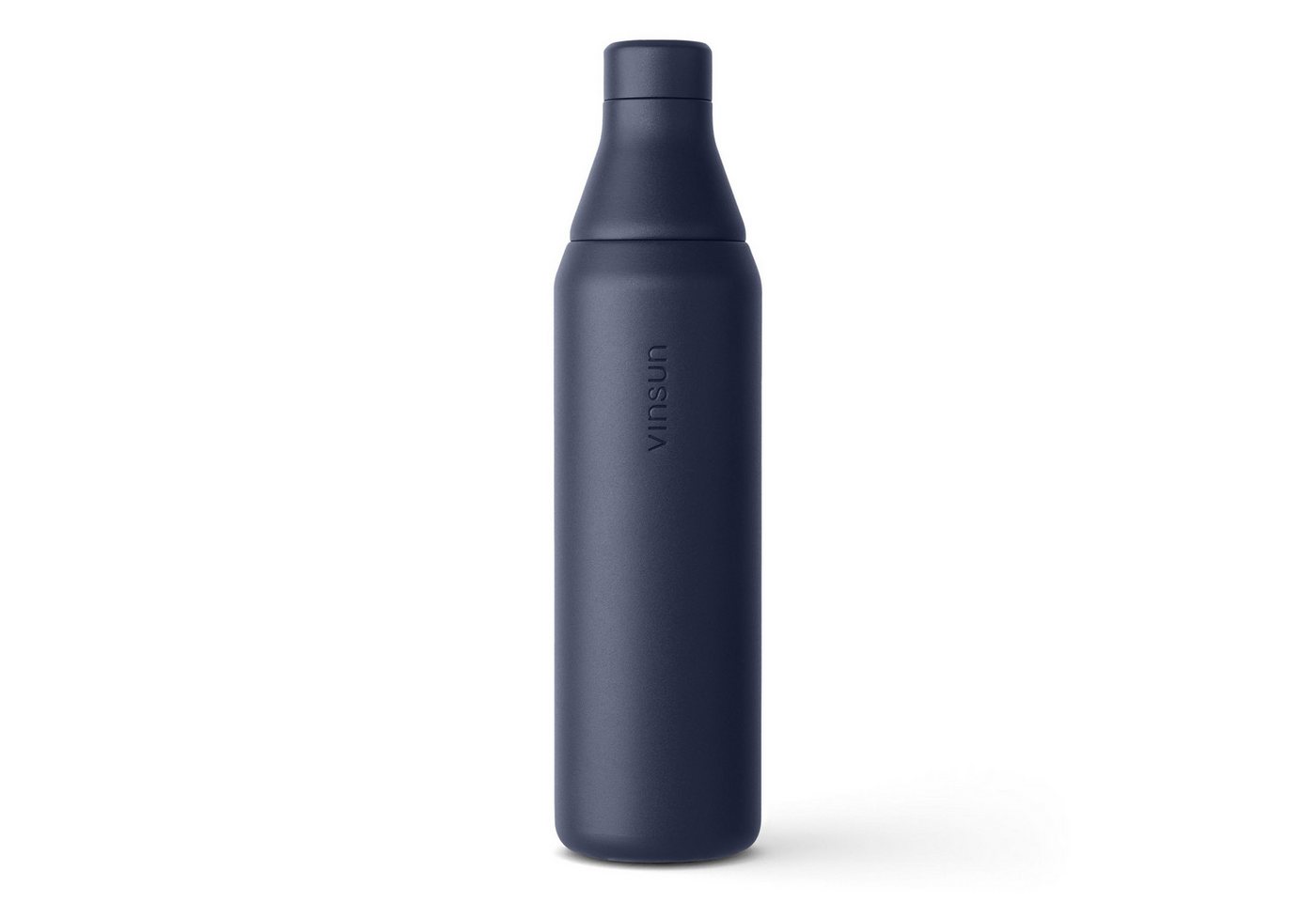 Vinsun Isolierflasche Edelstahl Trinkflasche 750ml doppelwandig isoliert Sprudel geeignet, BPA frei, auslaufsicher, kleine Trinköffnung und große Füllöffnung