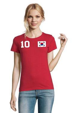 Blondie & Brownie T-Shirt Südkorea South Korea Sport Trikot Fußball Weltmeister Meister WM