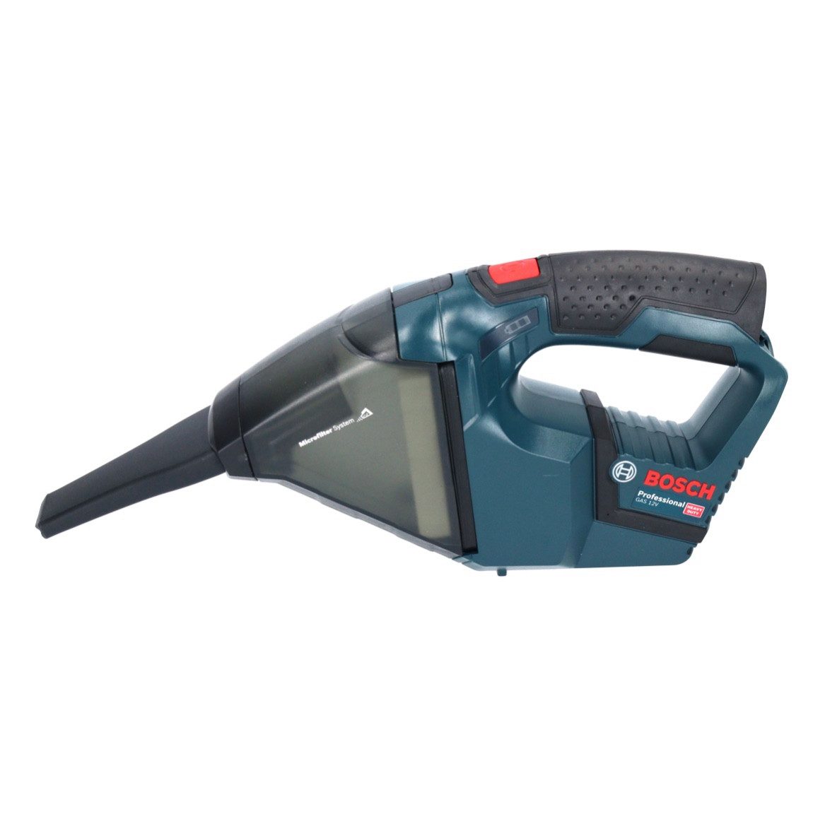 Bosch Professional Akku-Handstaubsauger GAS 12V Professional Akku Staubsauger 12 V 0,35 l + 1x Akku 3,0 Ah