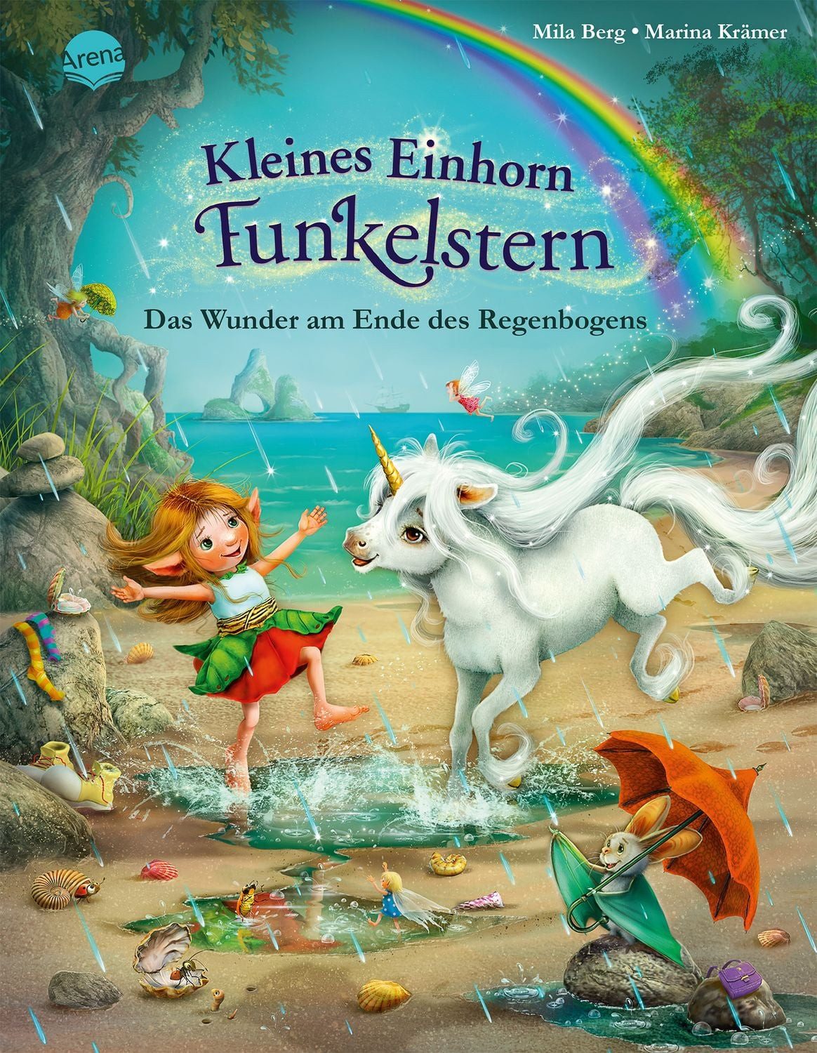 Kleines Einhorn Funkelstern (4). Das Wunder am Ende des Regenbogens / Mila Berg