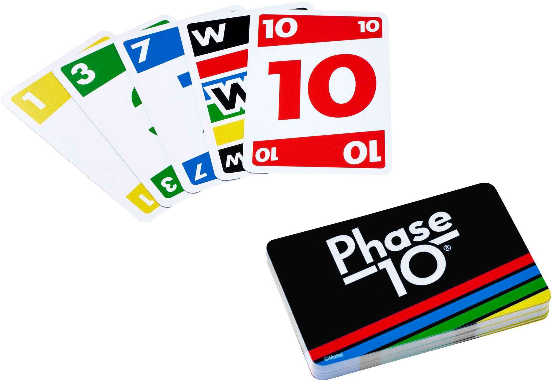 Mattel games Spiel Phase 10, Kartenspiel