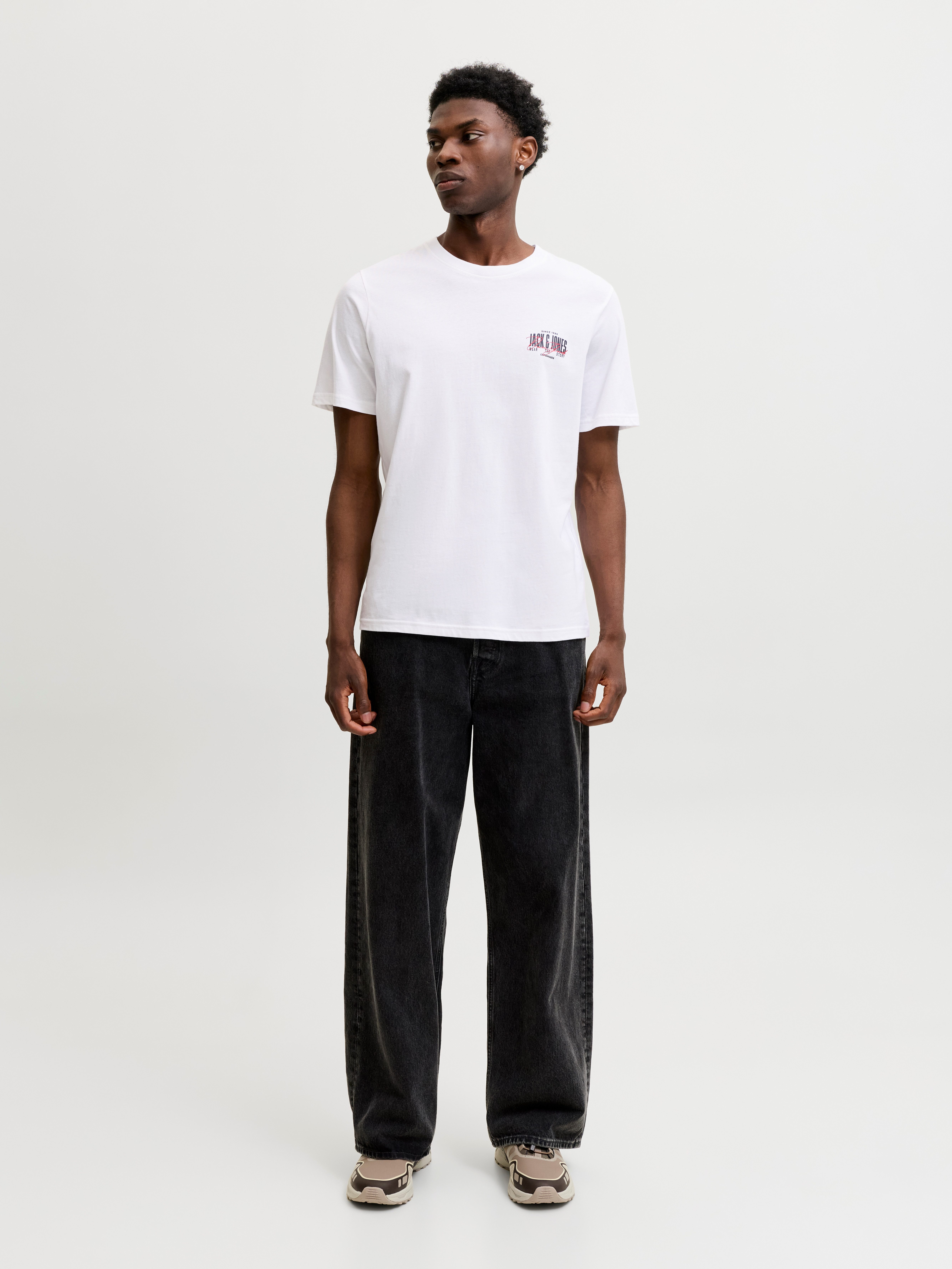 Jack & Jones T-Shirt JJAERO TEE SS CREW NECK Baumwolle, regular fit – Bild 5 von 5