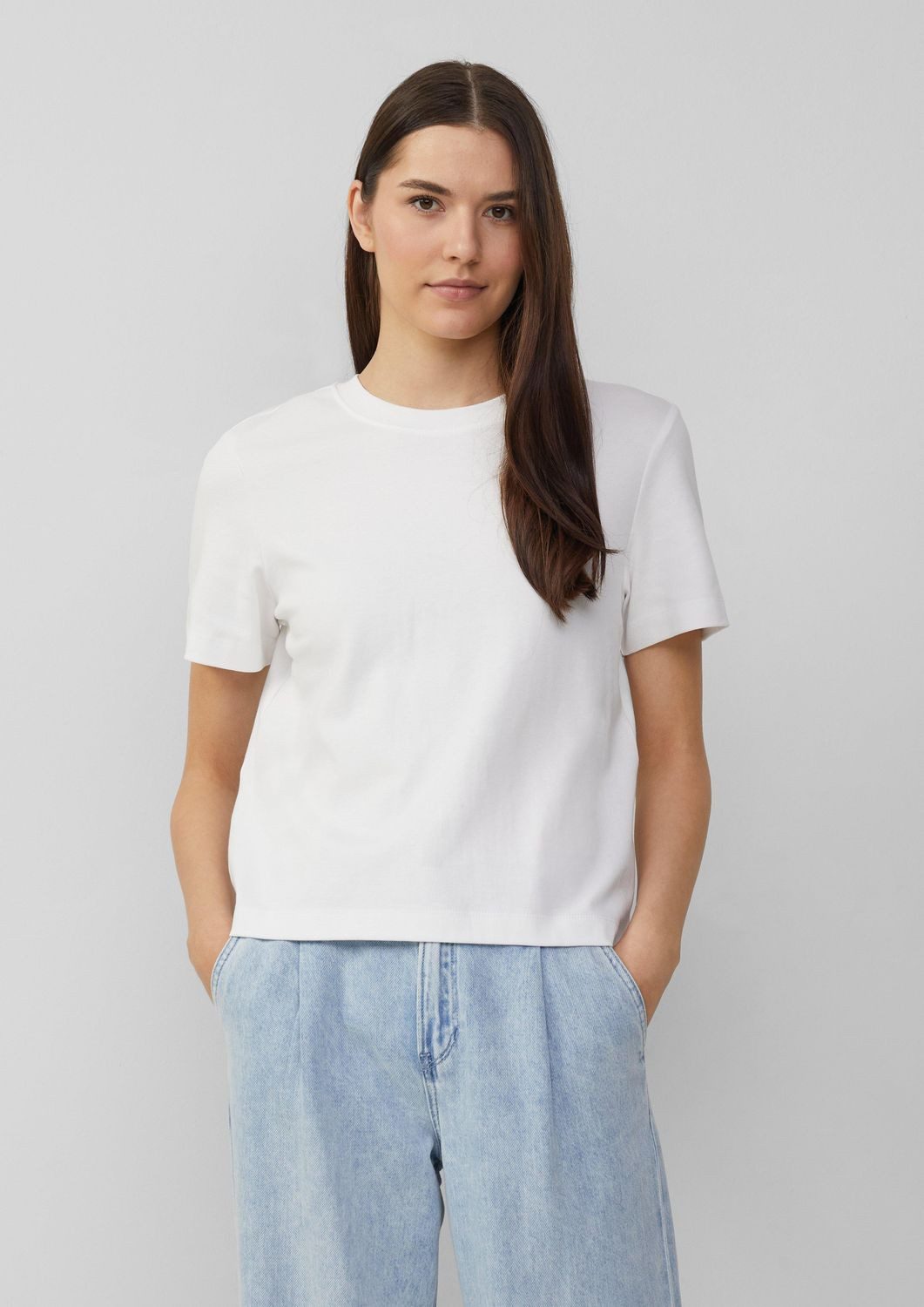 s.Oliver T-Shirt mit überschnittenen Schultern (Set, 2-tlg., 2er Pack) Rund günstig online kaufen