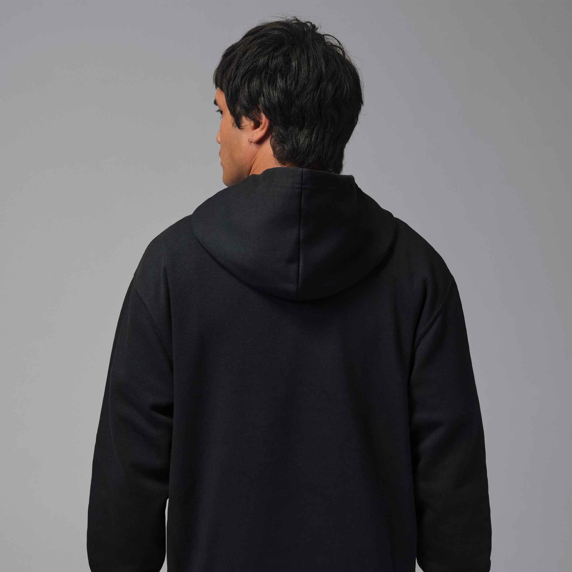 Jordan Kapuzensweatshirt M J JUMPMAN FLC PO 2 mit Rundhalsausschnitt, atmungsaktives Material, normale Schnittform