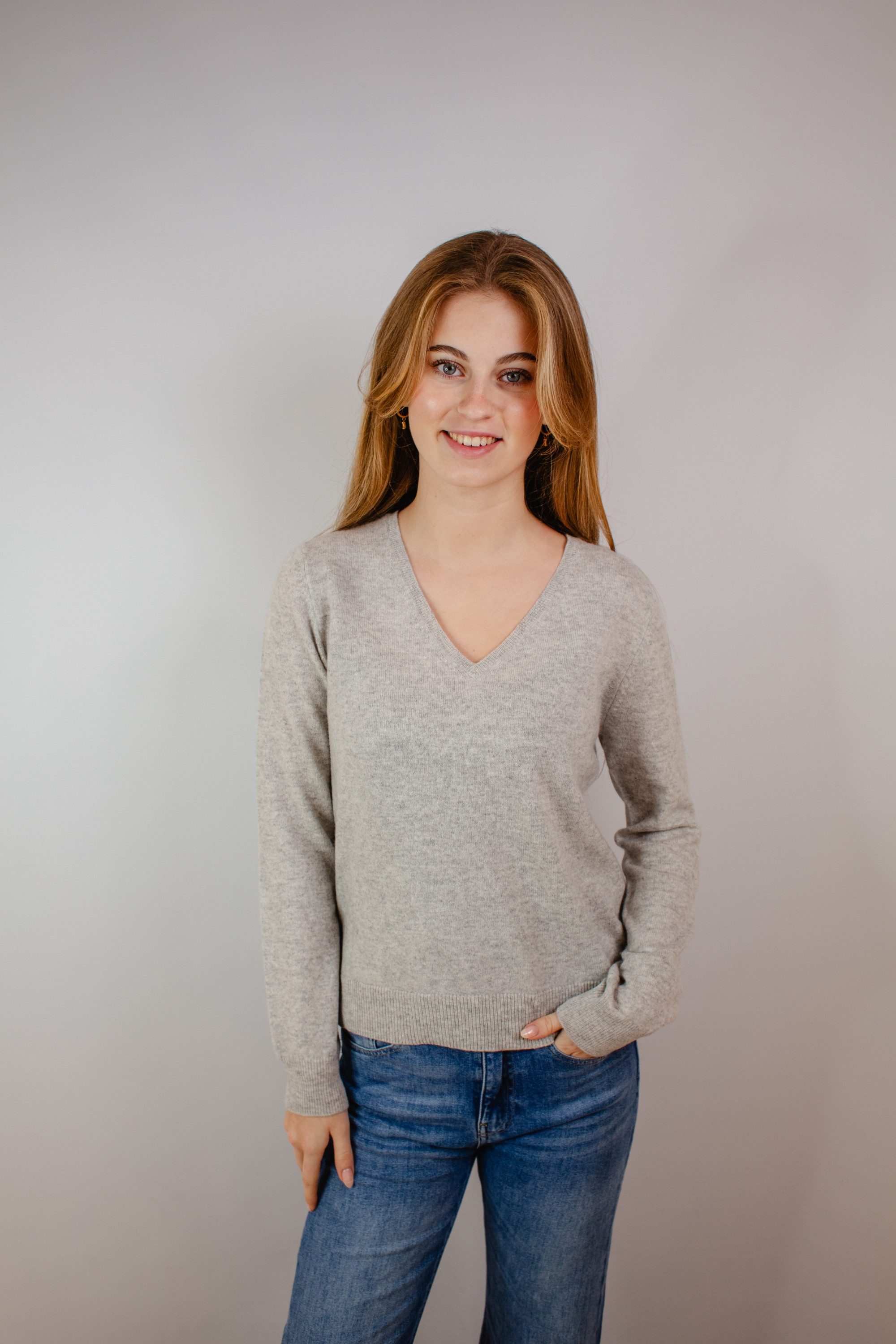 Wollpullover Pullover S.MARLON hellgrau