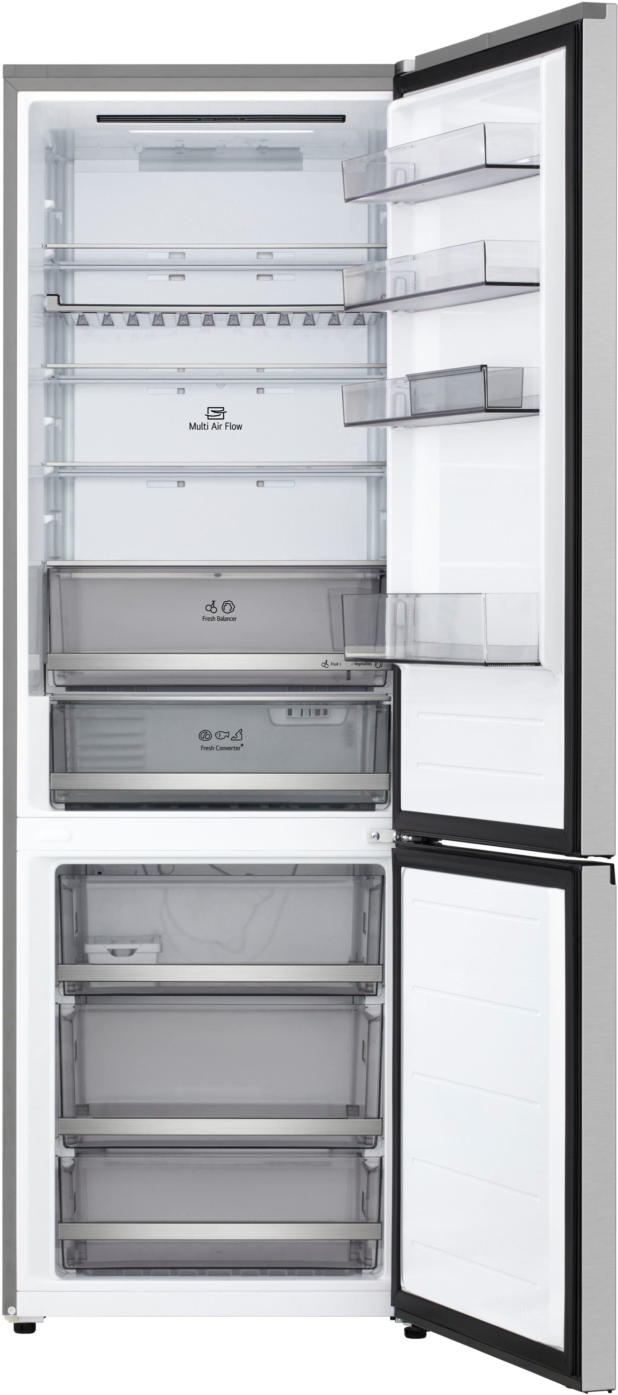 LG Kühl-/Gefrierkombination GBBW322CPY, 203 cm hoch, 69,7 cm breit, Extra breit, extra viel Platz – die 70 cm Kühl-Gefrierkombination