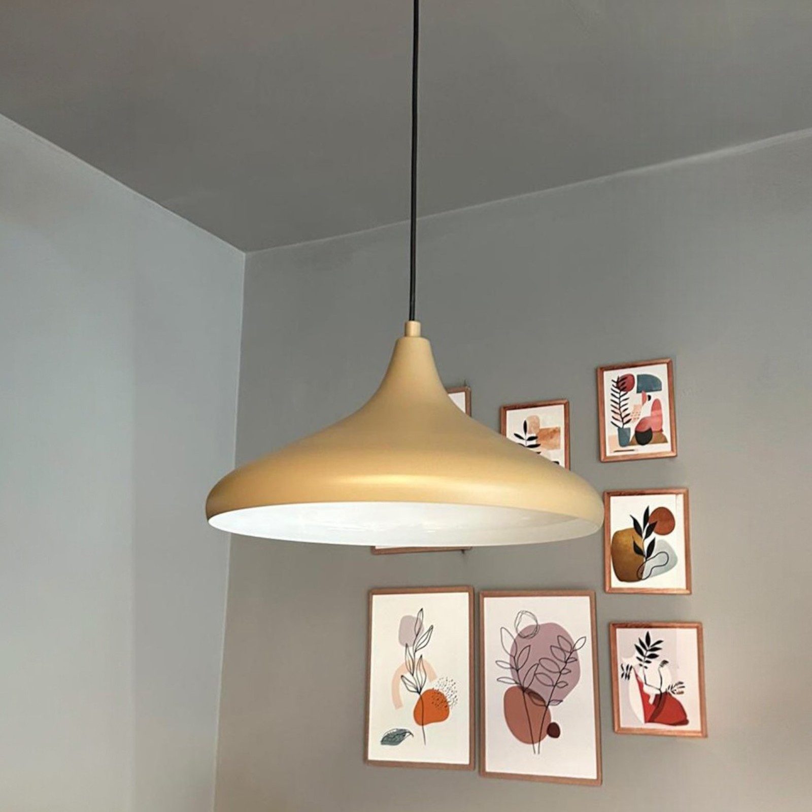 Bamyum Pendelleuchte Bamyum Pendelleuchte Durchmesser 35 cm E27 Metall Mode günstig online kaufen