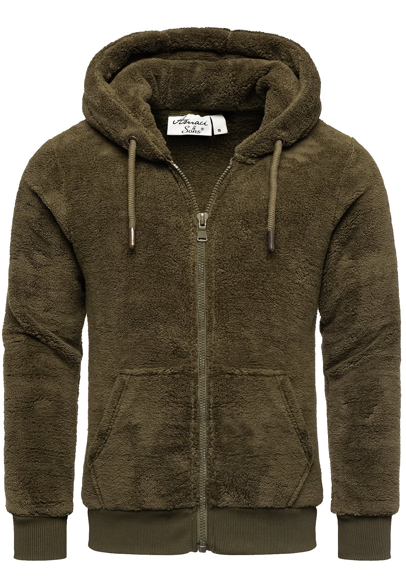 Sweatjacke BERWYN Teddyfell Jacke