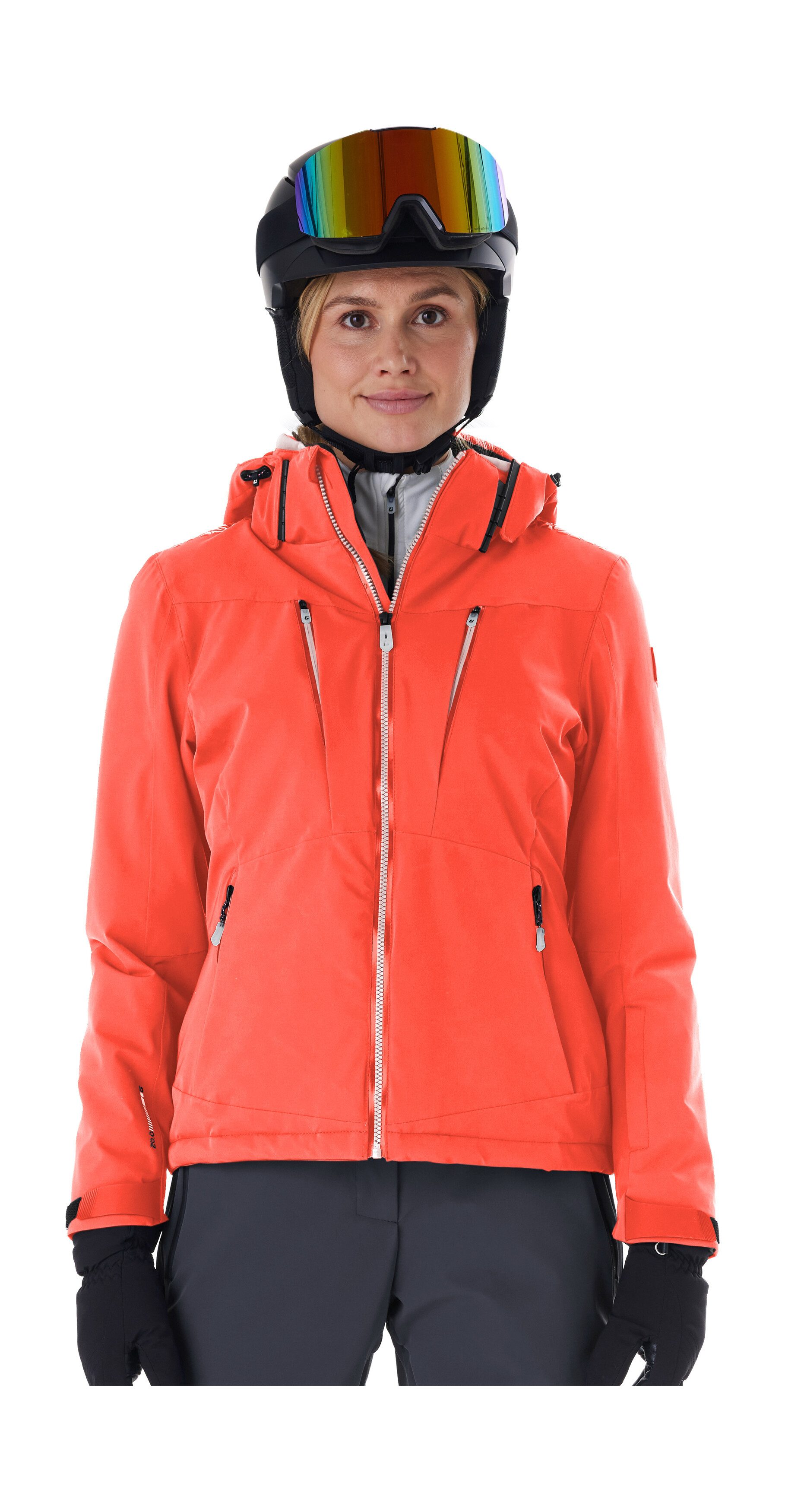 Killtec Skijacke KSW 42 WMN SKI JCKT Wasserdicht, atmungsaktiv, 4-Wege-Stretch, viele Taschen, recycelt