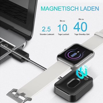LEBEXY Smartwatch (1,3 Zoll, Andriod iOS), Schrittzähler Armband Tracker Fitnessuhr mit Herzfrequenzmessung