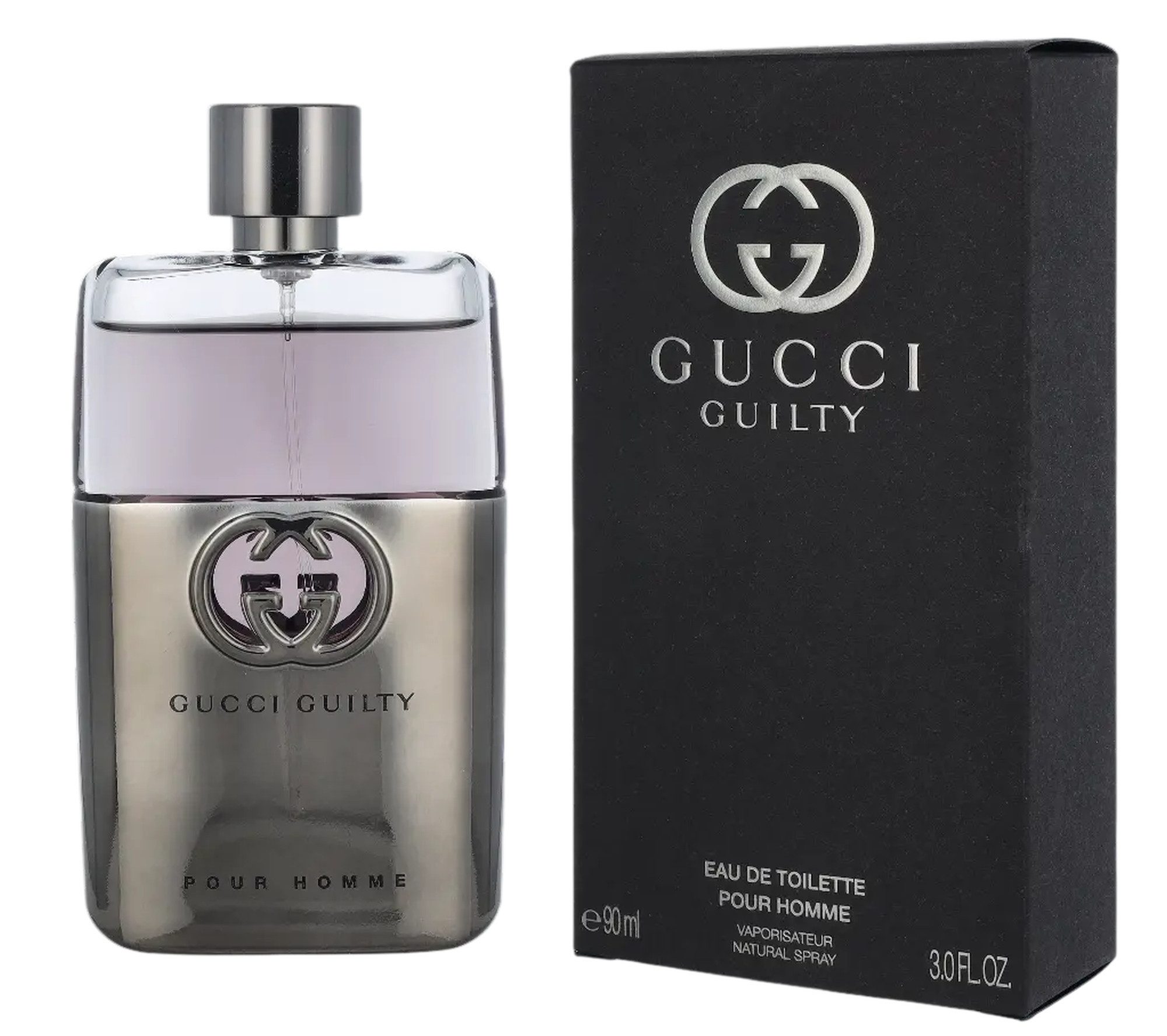 GUCCI Eau de Toilette Guilty Pour Homme EDT Herren Spray, Frisch-aromatischer Duft mit Zeder, Orangenblüte, Lemon und Lavendel