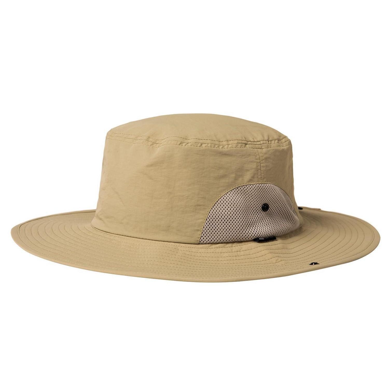 LuxusKollektion Sonnenhut Sonnenhut Bucket Herren XXL Boonie Golf Angeln UPF50 M-L Beige-Golf