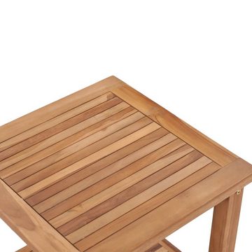 furnicato Couchtisch 45 x 45 x 45 cm Massivholz Teak