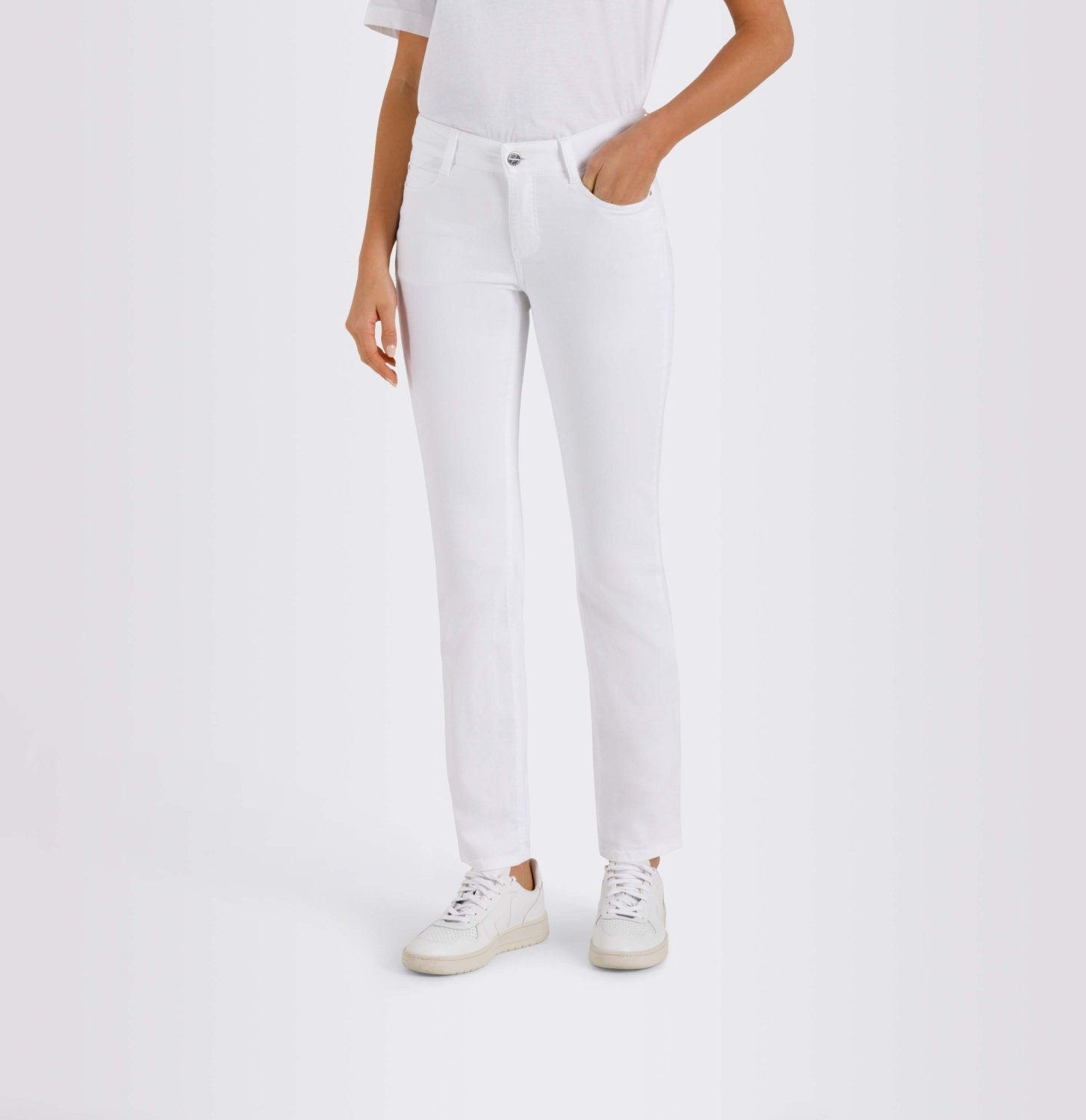 DREAM, denim 5-Pocket-Jeans - Dream JEANS Weiß MAC