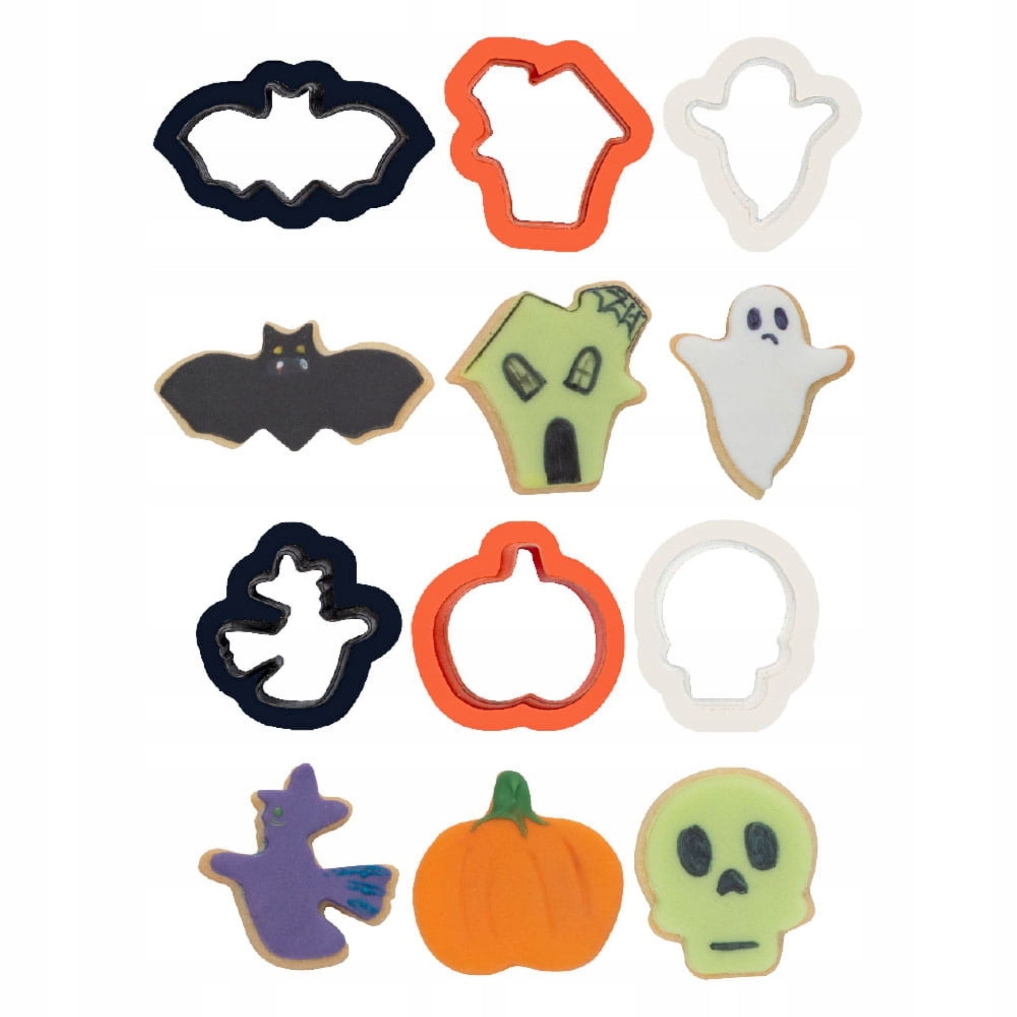 Decora Kugelausstecher 6-teiliges Halloween-Keks-Ausstecher-Set, ideal für Kinder