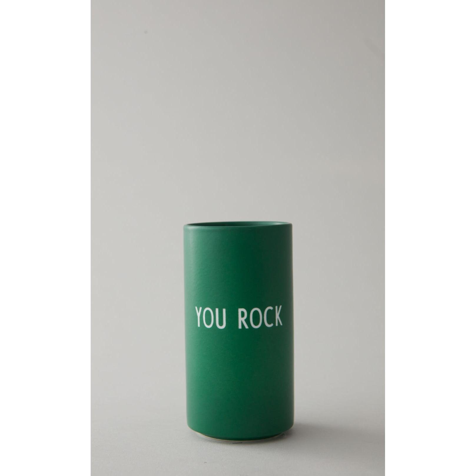 Design Letters (11cm) Favourite Grün Rock You Vase Dekovase