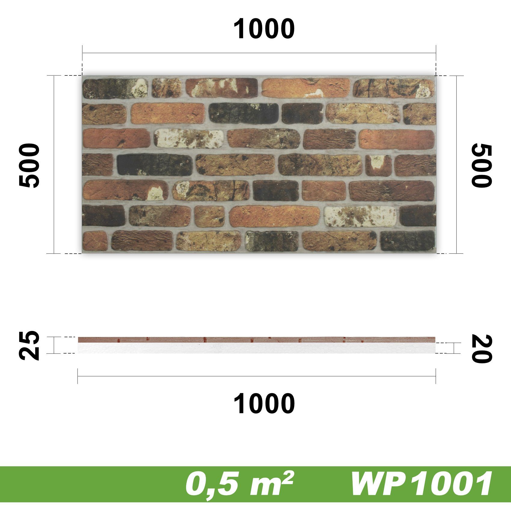 Hexim Wanddekoobjekt WP1001 (Wandverkleidung in Steinoptik günstig online kaufen