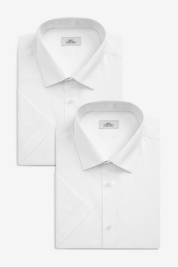 Next Kurzarmhemd Hemden im Doppelpack – Regular Fit, kurzärmelig (2-tlg)
