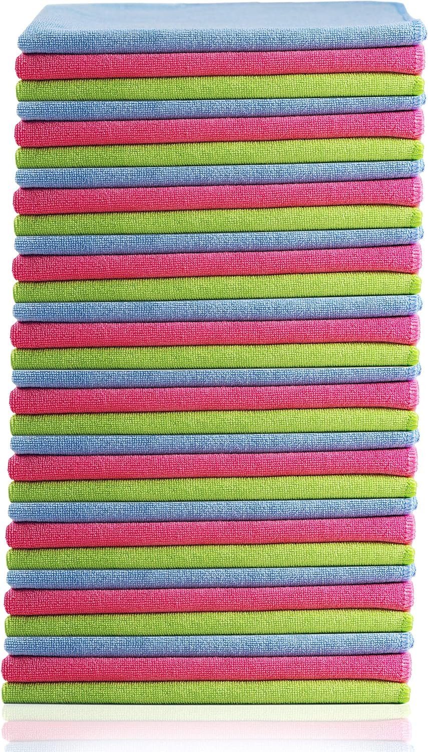 Glart 430P 30 St. Mikrofasertücher Auto Autopflege Microfasertücher 40x40 cm Mikrofasertuch (80% Polyester, 20% Nylon, 40x40 cm)