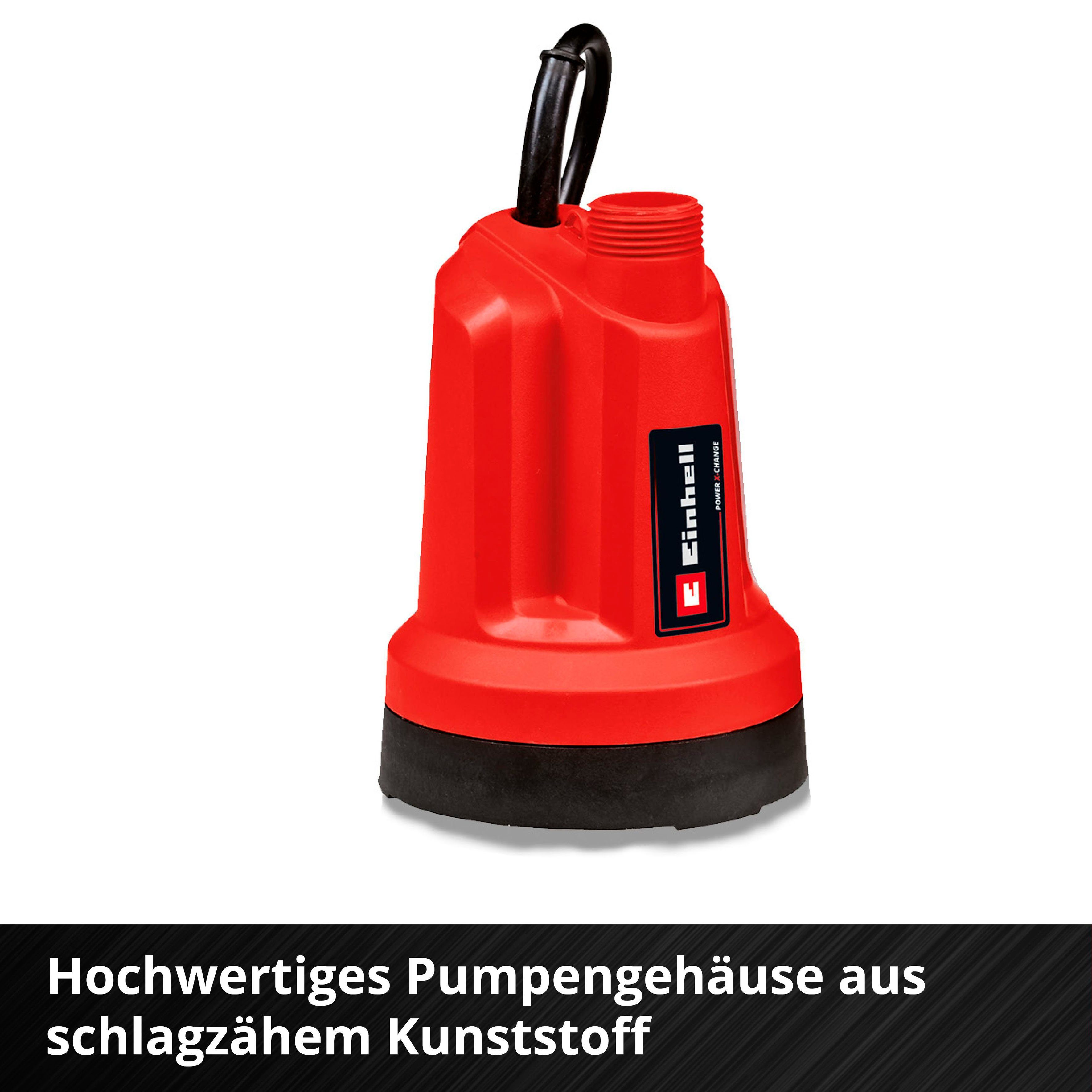 Einhell Klarwasserpumpe GE-SP 18 LL Li -Solo, ohne Akku und Ladegerät