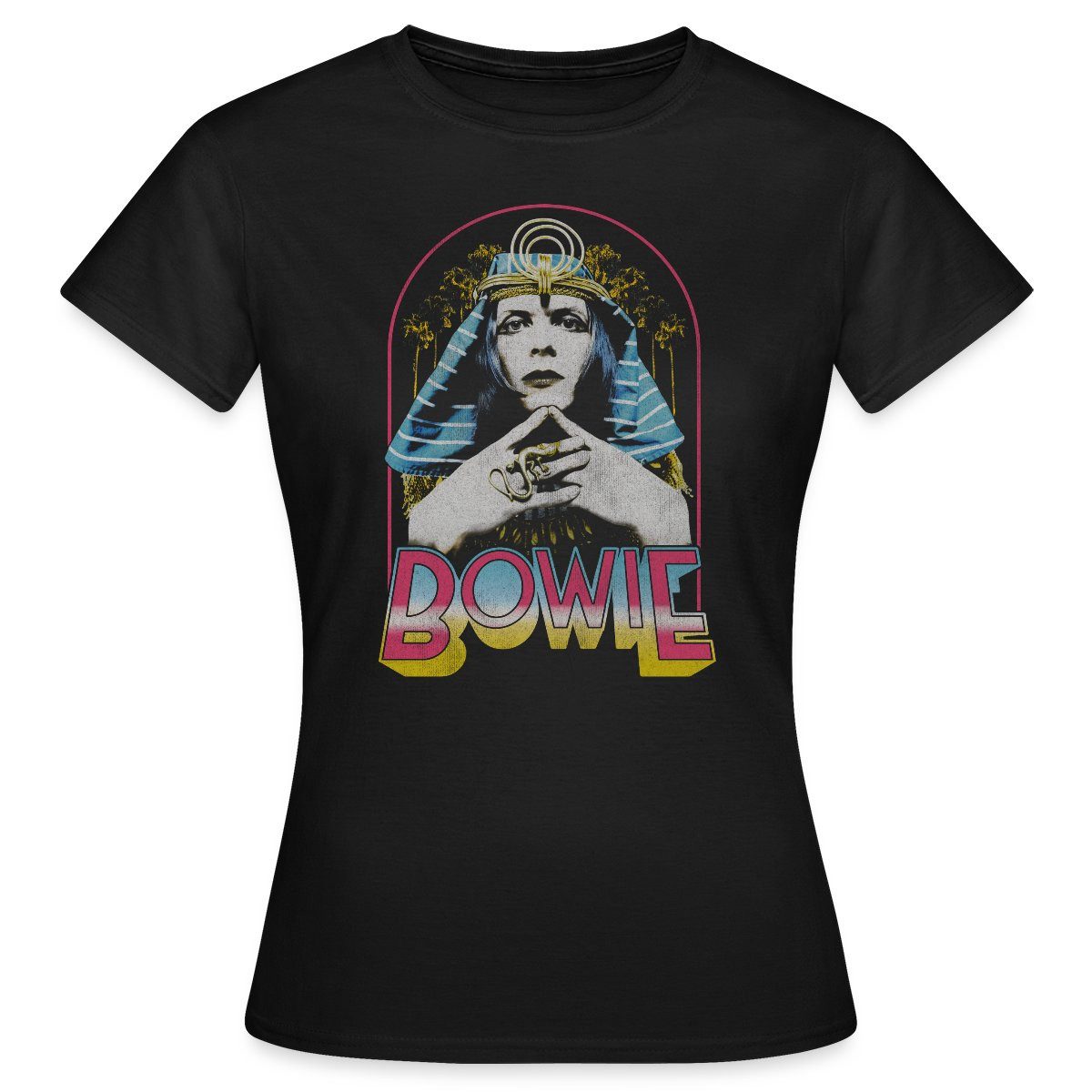 T-Shirt David Bowie Egyptian Frauen T-Shirt