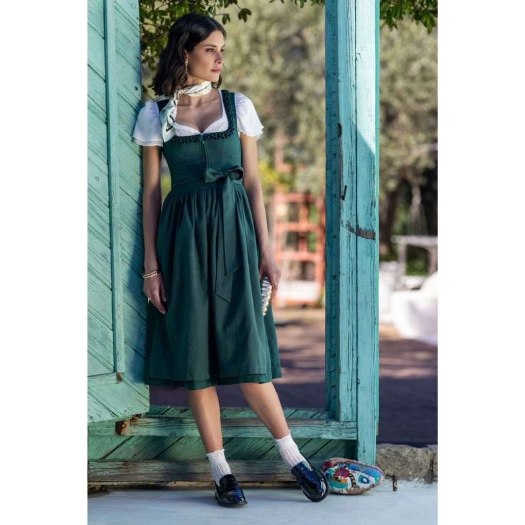 MarJo Dirndlbluse Dirndlbluse Emmersdorf ecru mit Flügelarm – Bild 3 von 4