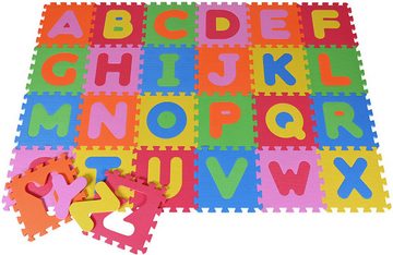 Knorrtoys® Puzzle Alphabet, 26 Puzzleteile, Puzzlematte, Bodenpuzzle
