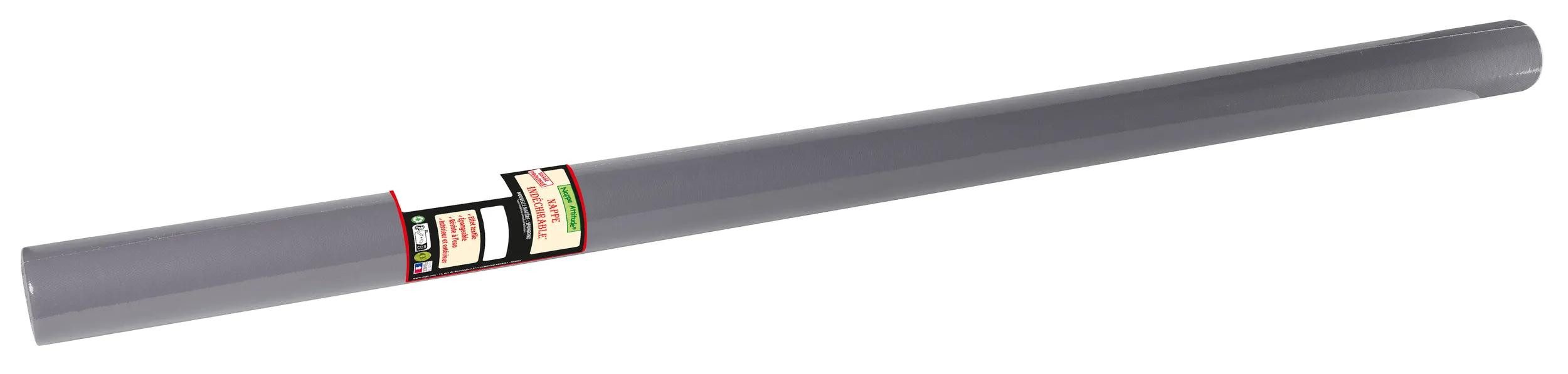 PROnappe Tischband 5x Tischdecke auf Rolle Spunbond, reißfest 6x1,20m Grau RS021630I