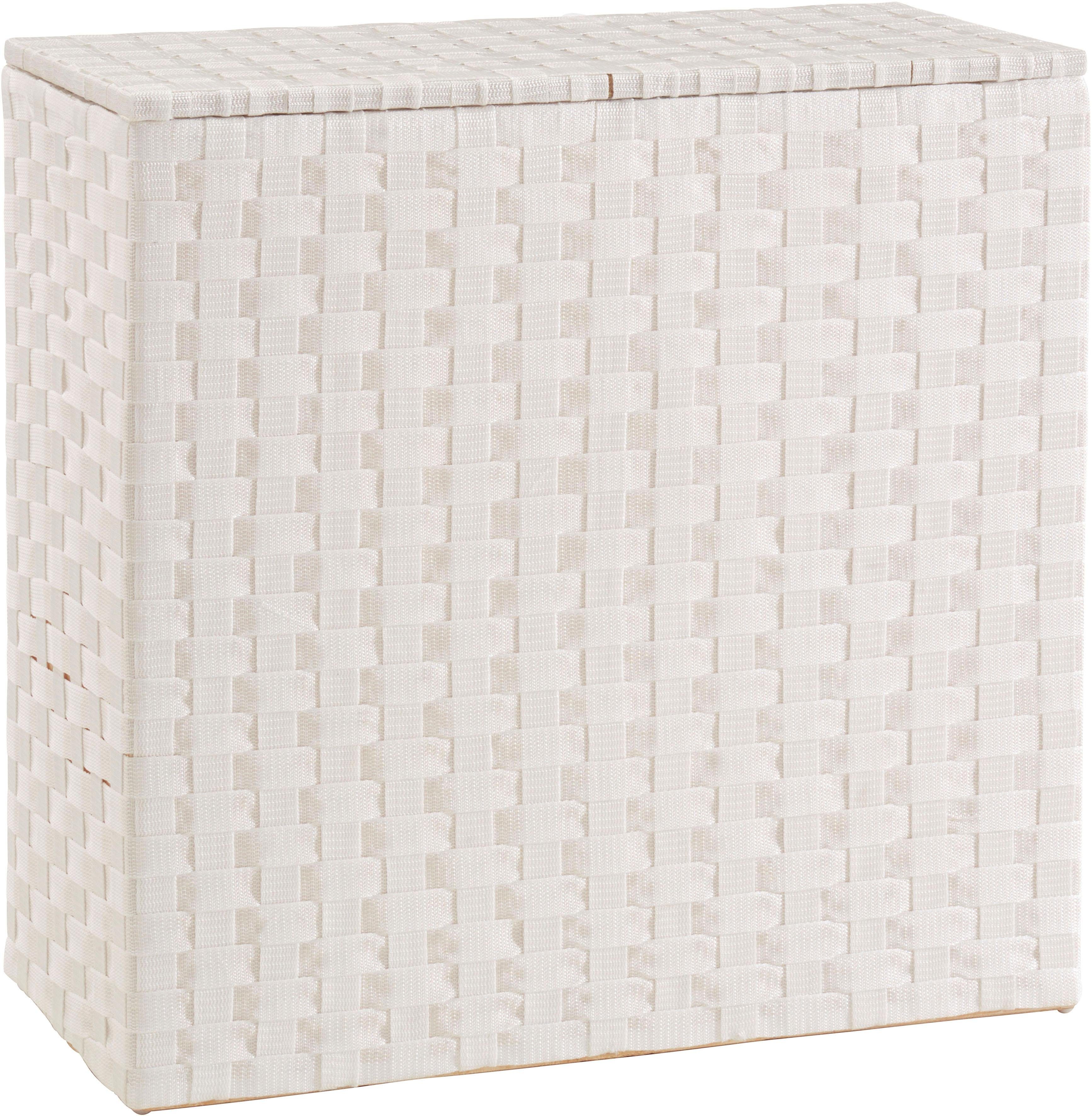 locker Wäschesortierer, Nylon geflochten, Höhe 64 cm