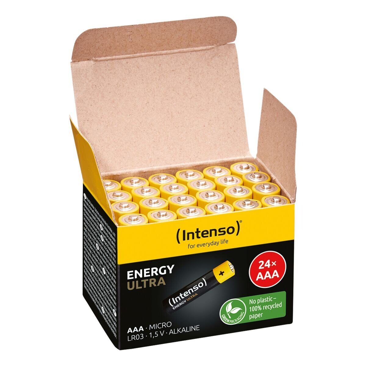 Intenso Energy Ultra Batterie, (1.5 V, 24 St), Micro / AAA / LR3 / LR03, 1,5 V, Alkali