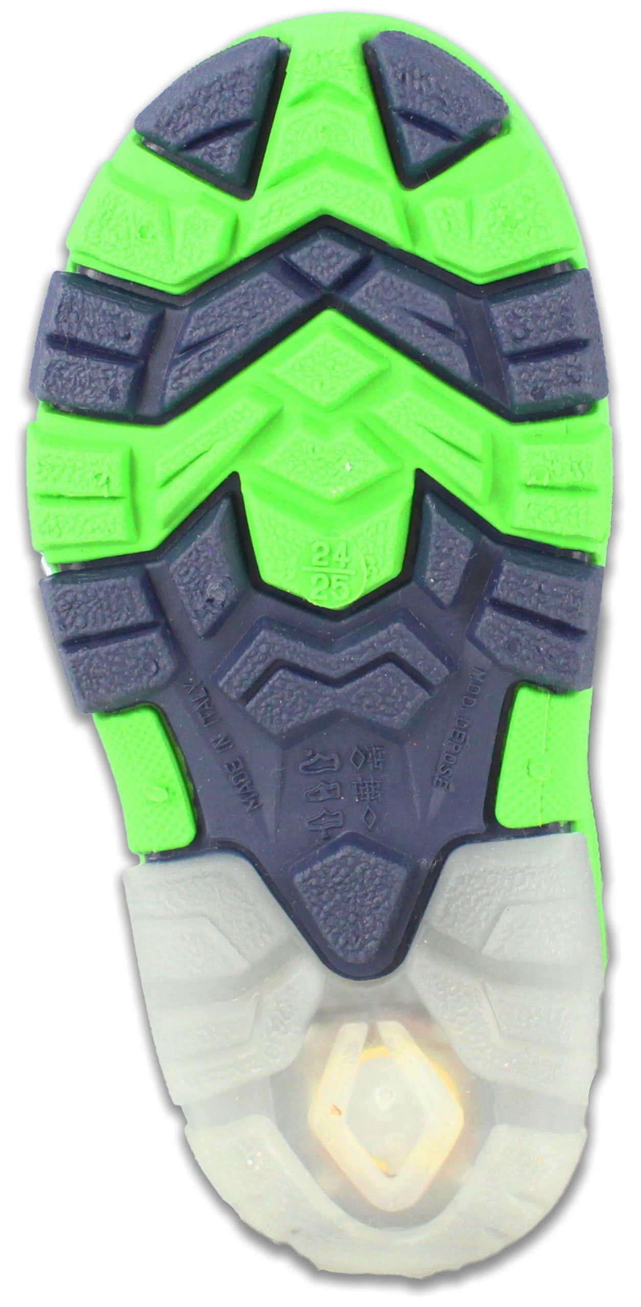 Beck Winterstiefel Blinking Ghost Gummistiefel (für Jungen, mit Blinksohlen für mehr Sicherheit im Dunkeln) Schnellverschluss, flauschiges sehr warmes Futter – Bild 5 von 5