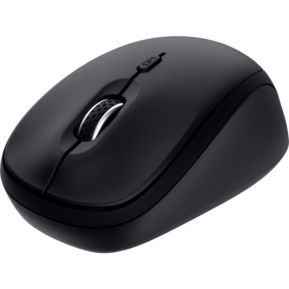 Trust Trust YVI+ MULTI-DEVICE WIRELESS MOUSE BLACK Maus Kabellos, Bluetooth Mäuse