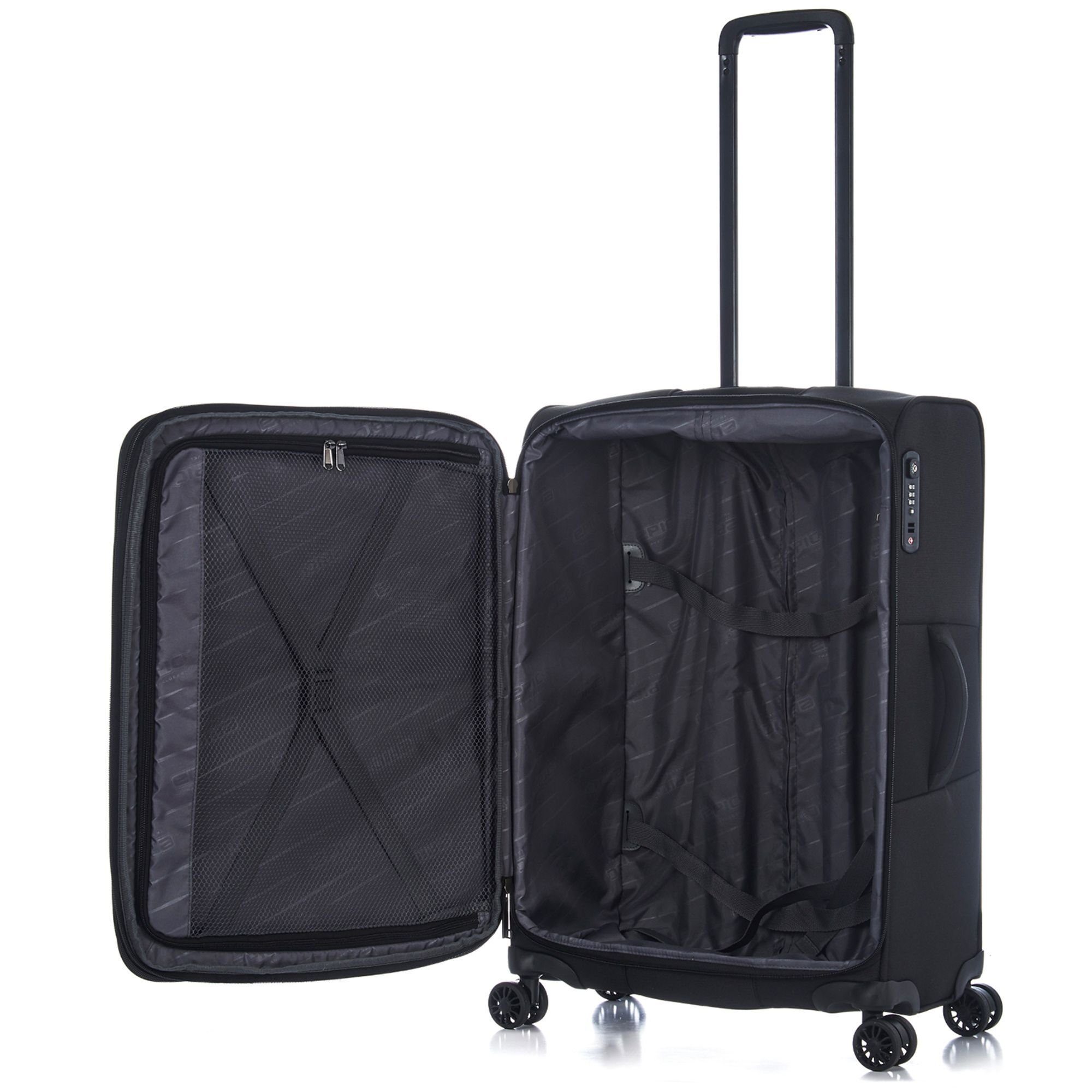 Rollen, Trolley EPIC 4 Polyester Discovery, black