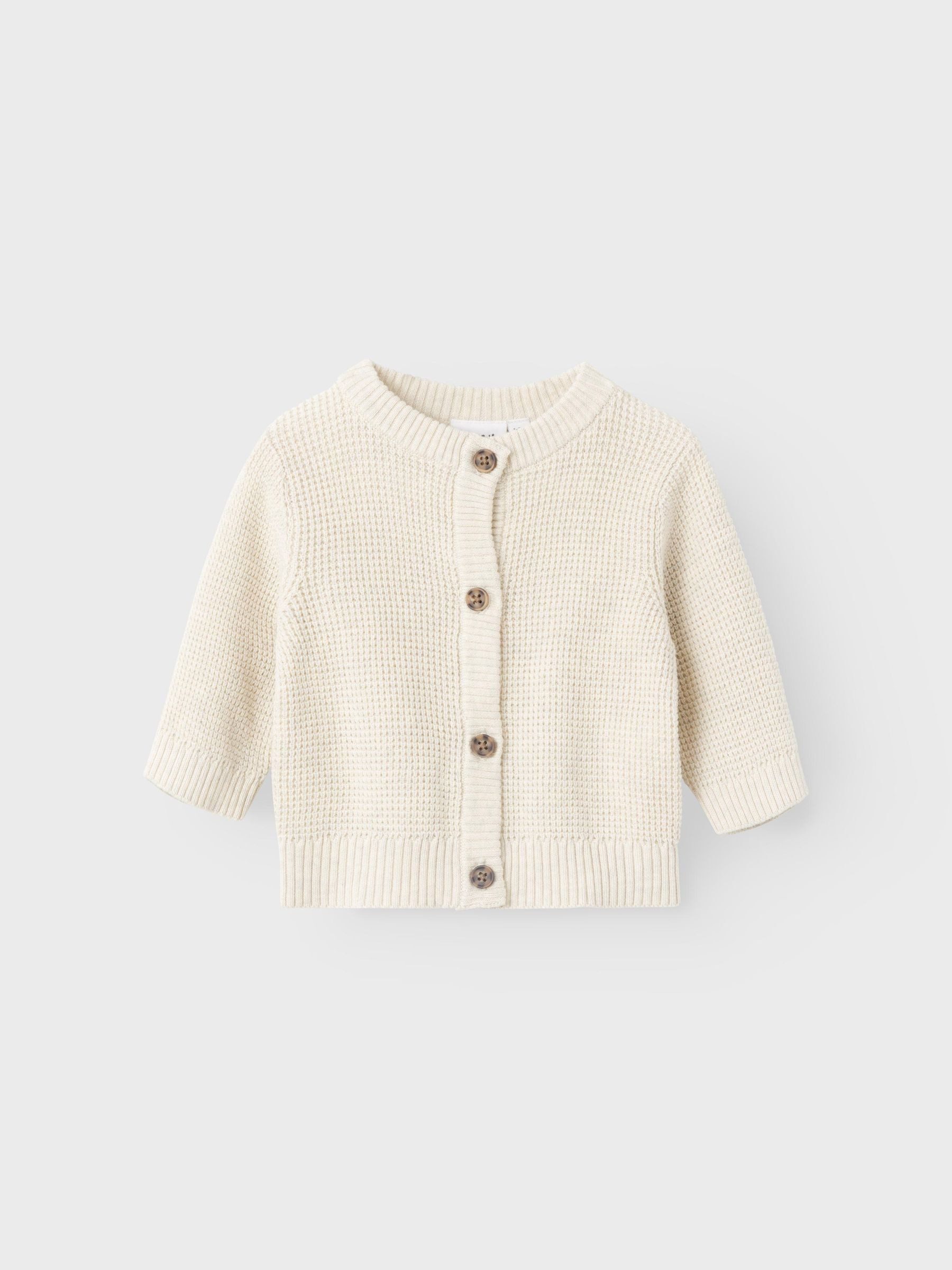 Name It Strickjacke NBNBUBBA LS KNIT CARD NOOS in dezent strukturierter Qualität