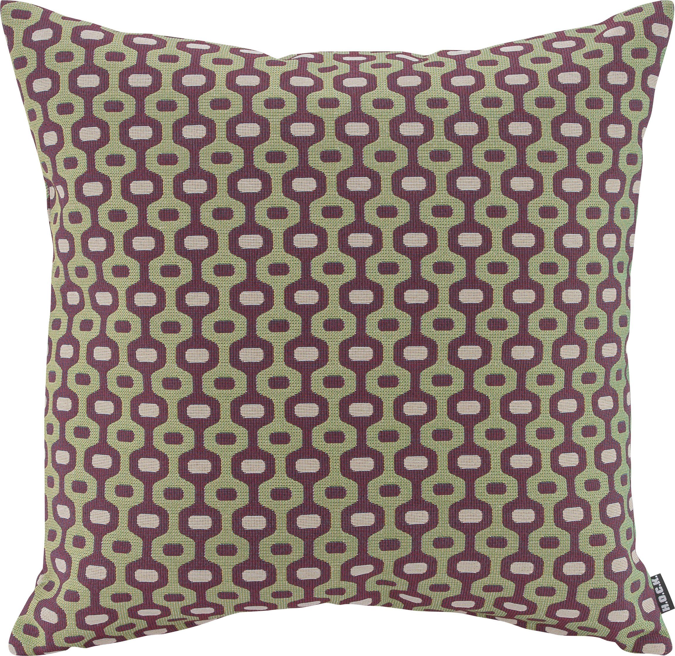 H.O.C.K. Dekokissen Sami, mit trendigem Muster, Kissenhülle mit Füllung, 1 Stück