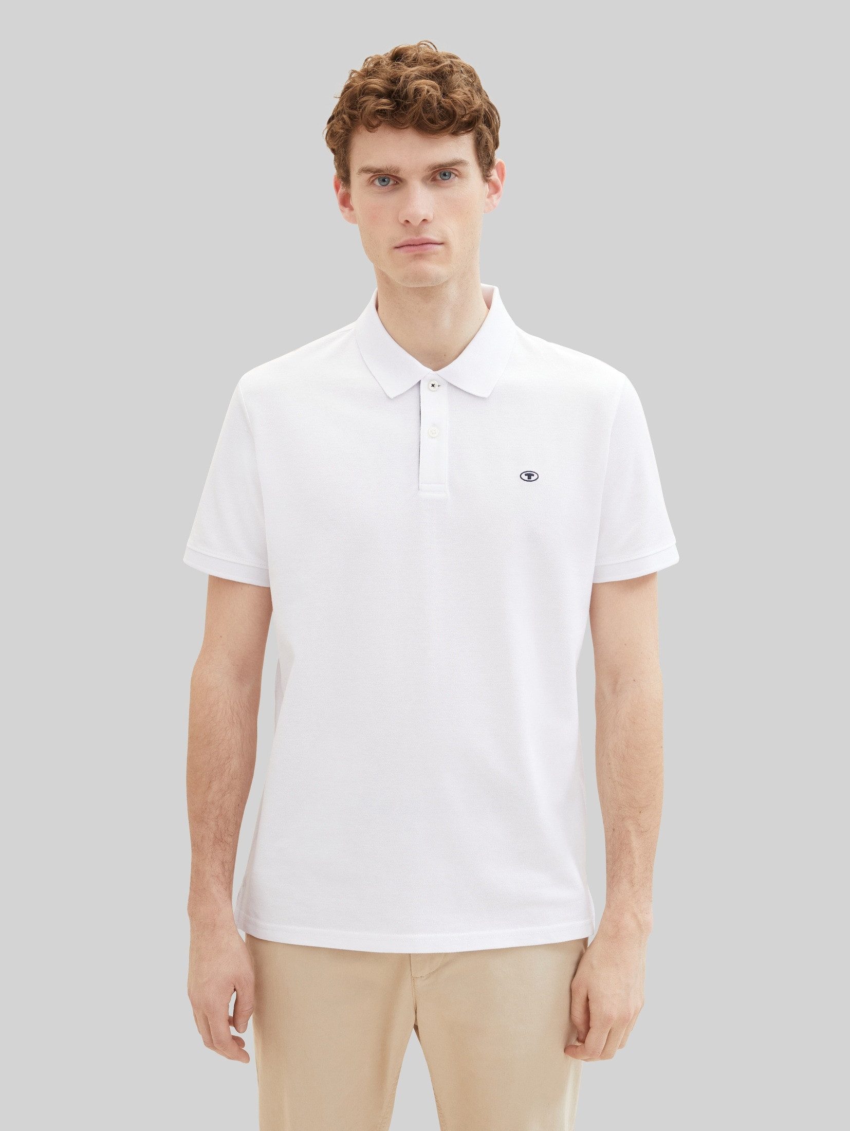 TOM TAILOR Poloshirt Poloshirts (im Einserpack) Piqué Poloshirt aus Baumwolle