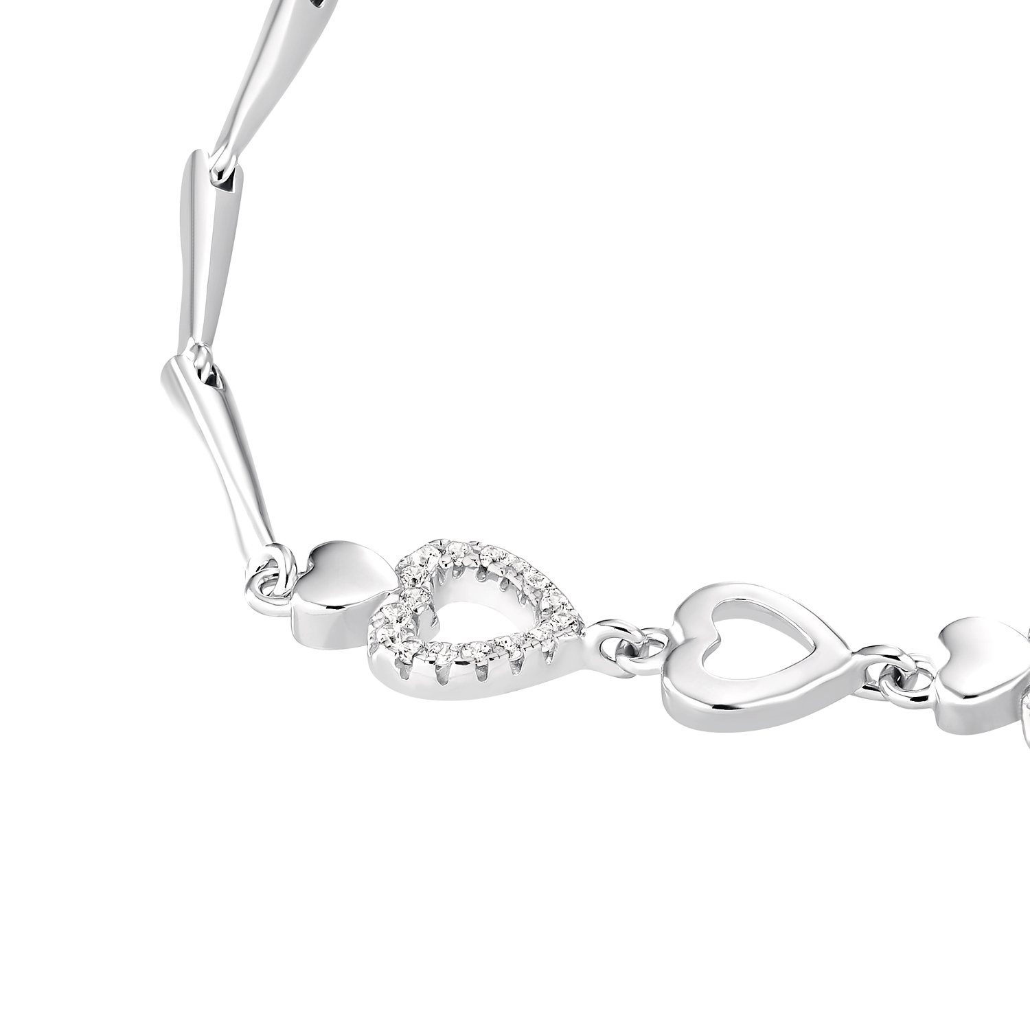 Silber Damen, 1-tlg) für 925 Amor Silberarmband (Armband, Sterling