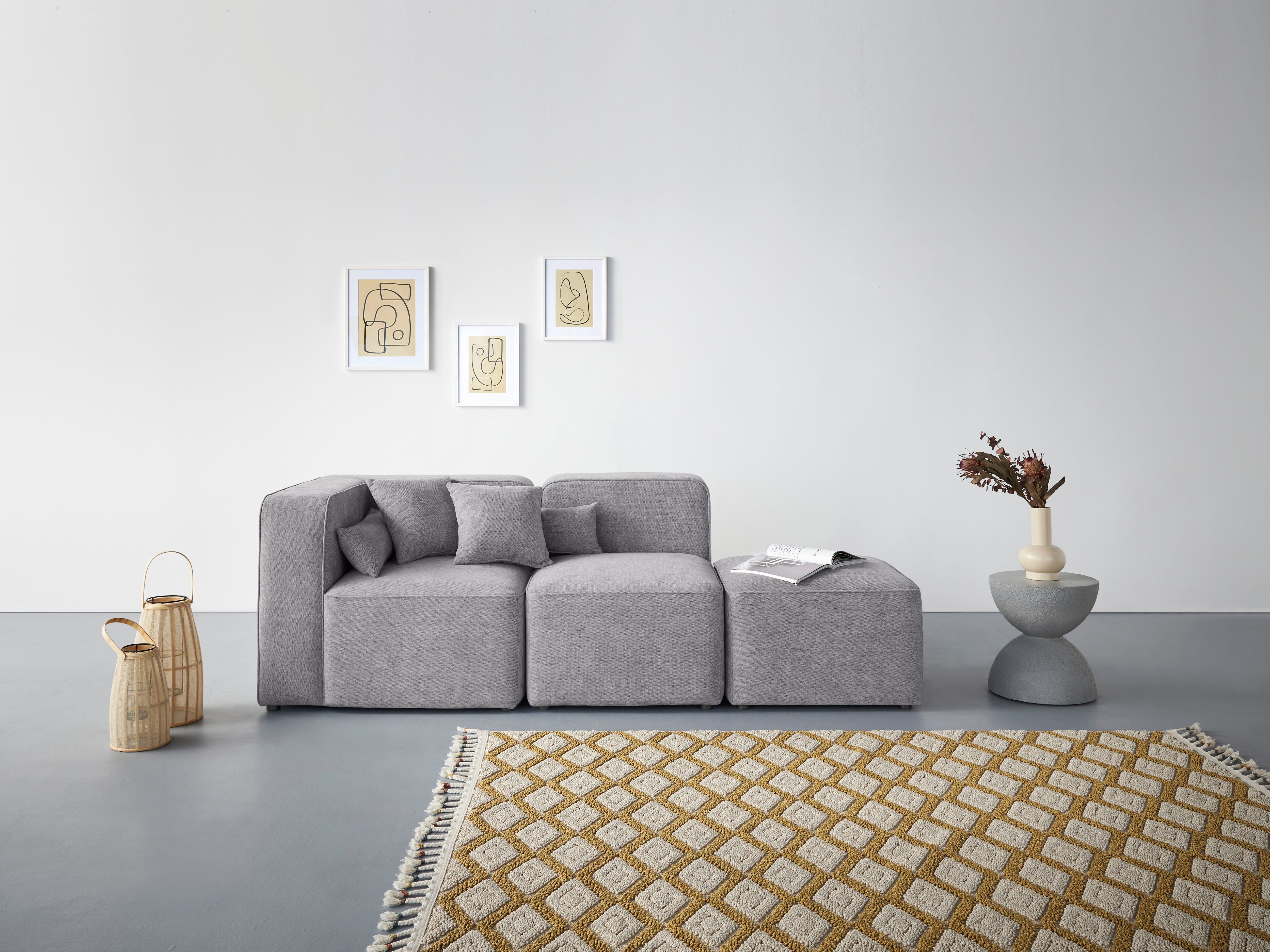 Home affaire 3-Sitzer Sundstrup, Modulserie, individuelle Zusammenstellung