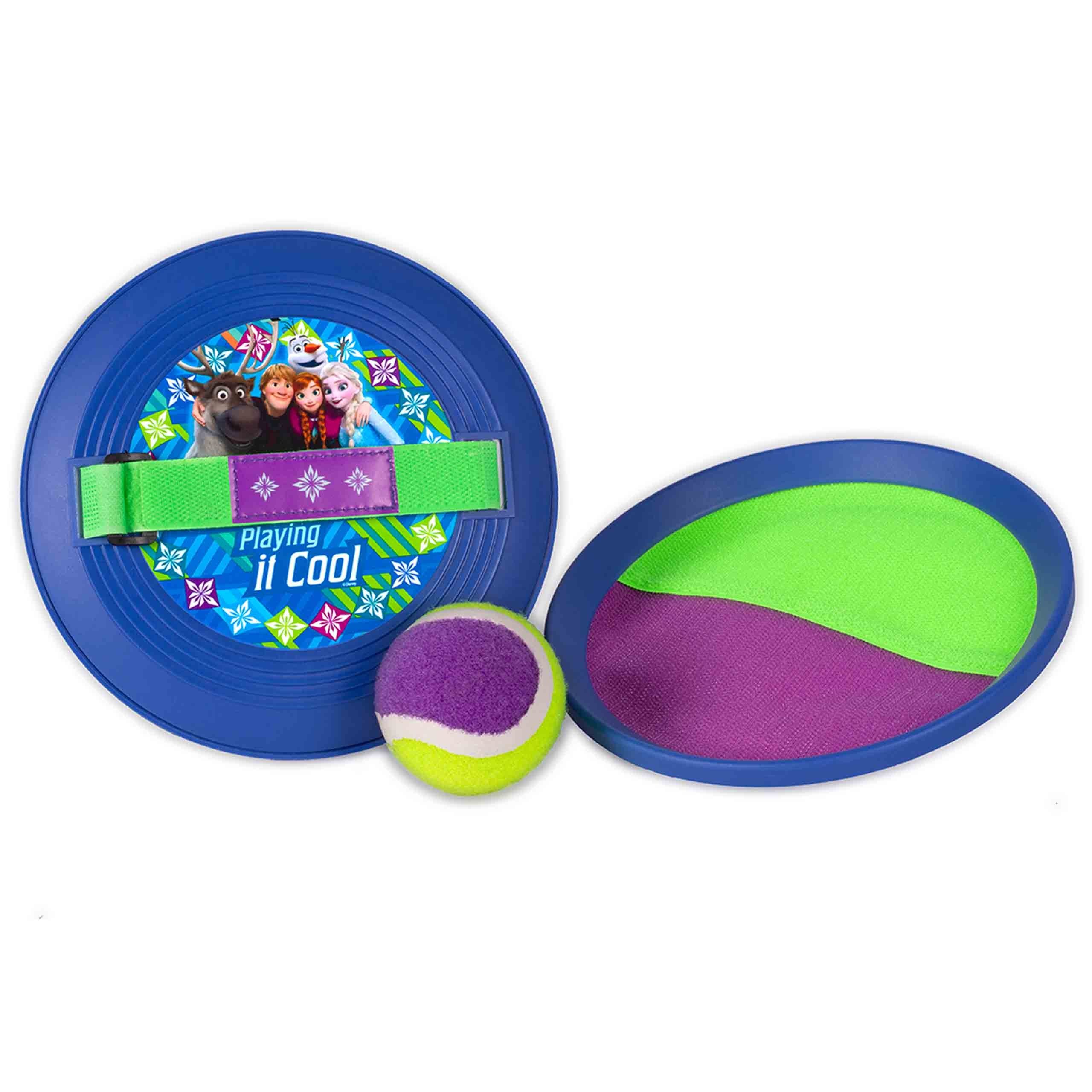 Disney Frozen Spielgeschirr Disney Frozen Catchball-Spiel mit Klettscheiben, Wurf- und Fangspiel