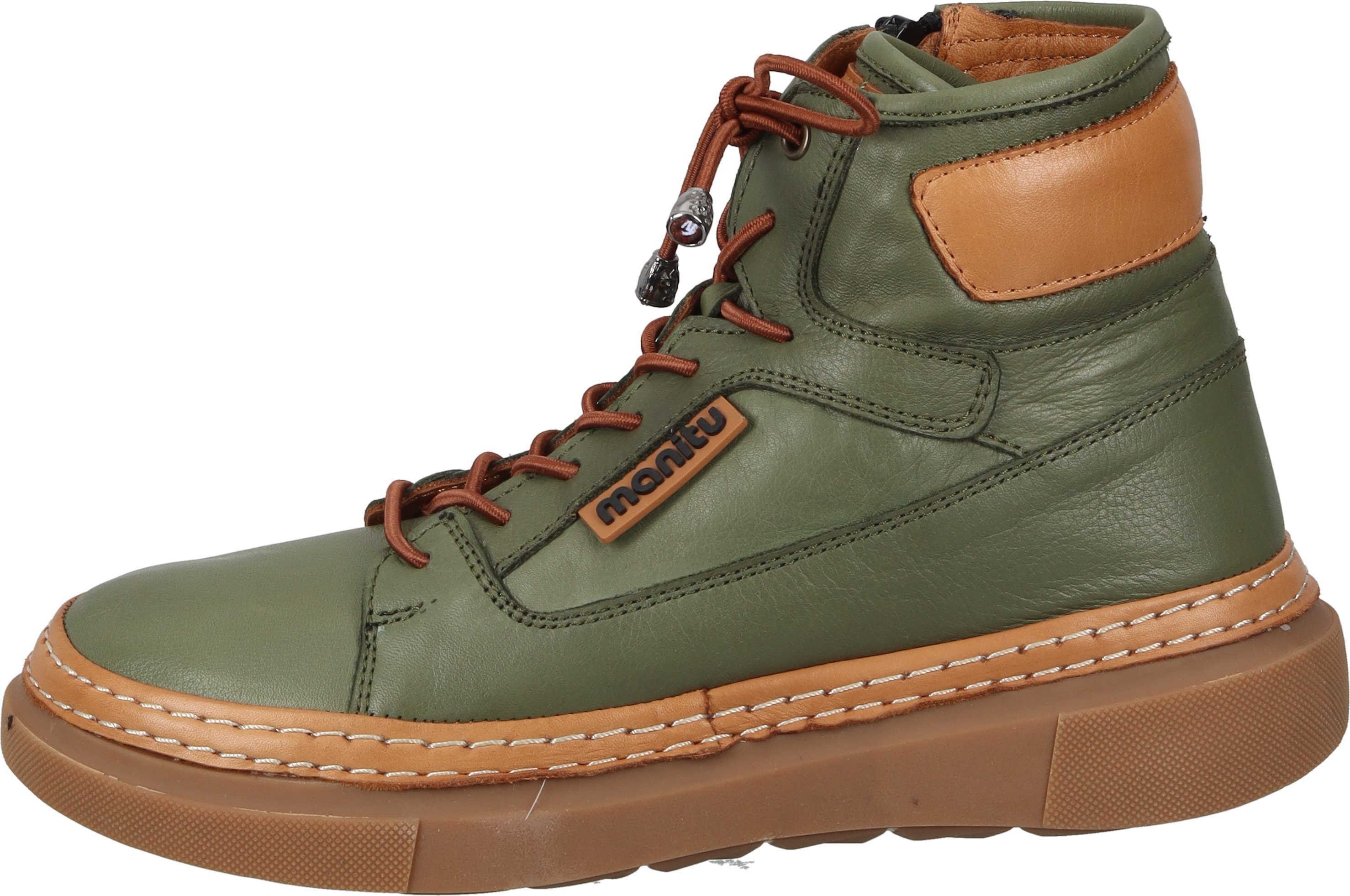 Manitu Stiefeletten Schnürstiefelette aus echtem Leder günstig online kaufen