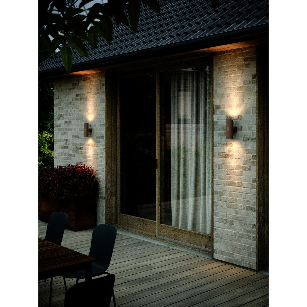 Nordlux Wandleuchte Nordlux Kyklop Ripple 2318051009 Wandleuchte GU10 Rost