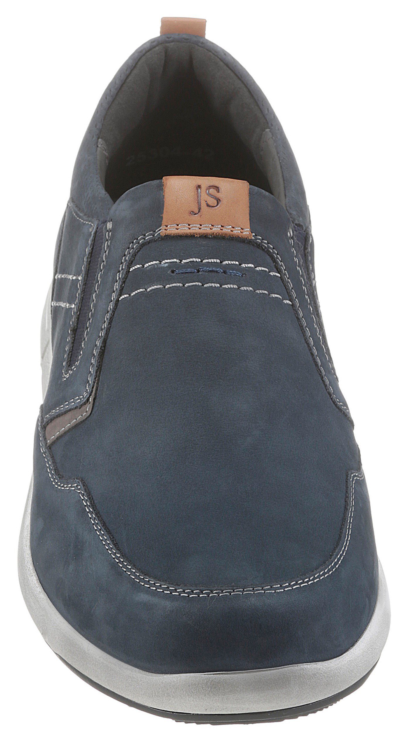 Josef Seibel Enrico 04 Slipper Komfortschuh, Schlupfschuh mit dezenten Kontrastdetails