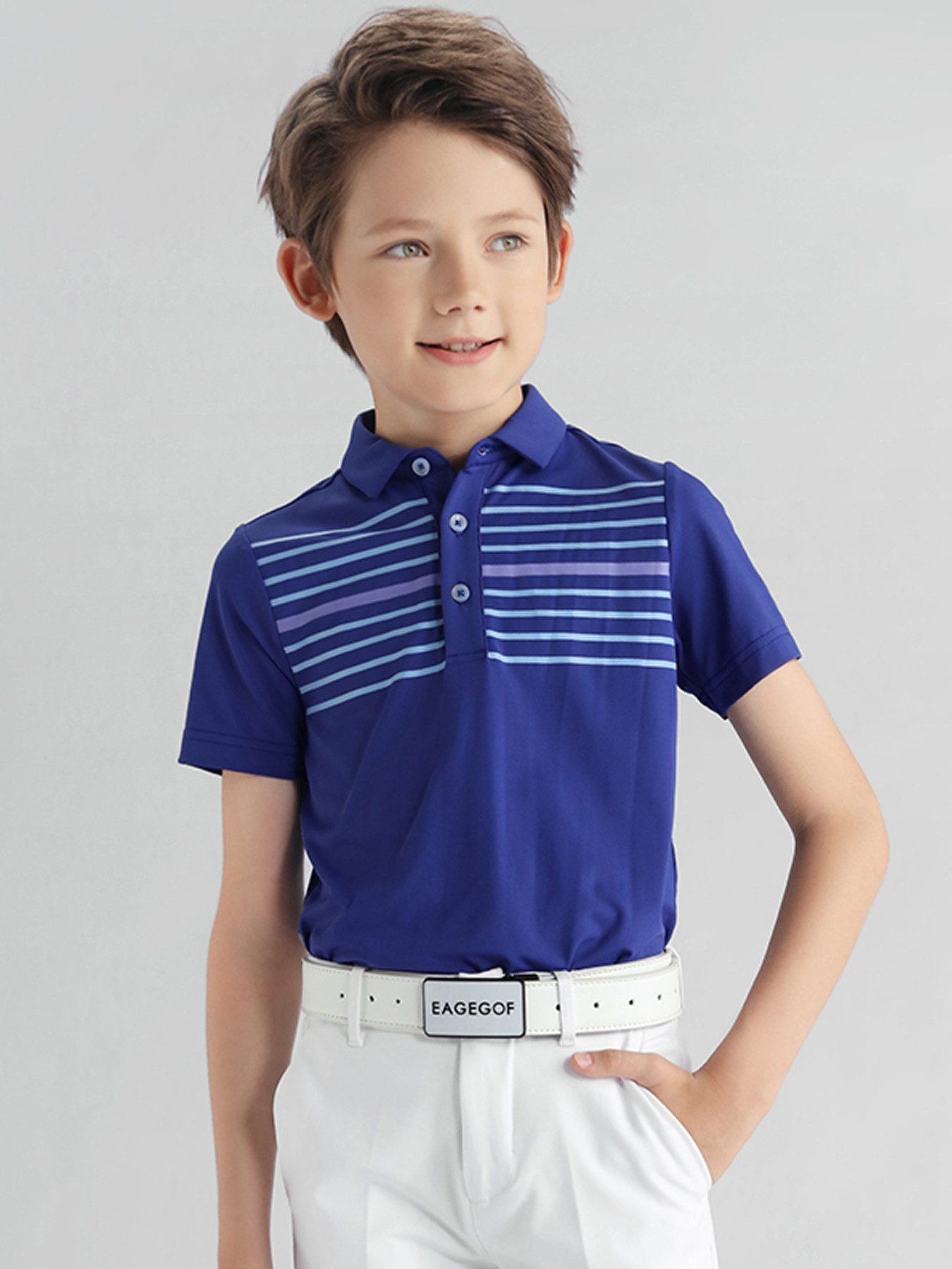 Poloshirt Kinder Golf Poloshirt Schnell trocknend Kurzarm Sport Freizeit