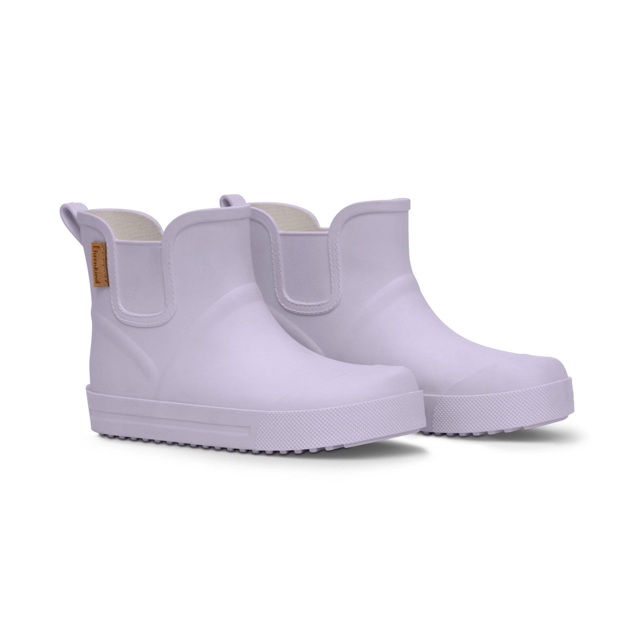 Ehrenkind Kinder Barfuß Gummistiefel (Flieder, 30/31, Flexible, flache Sohle & breite Zehenbox für natürliches Laufgefühl) witterungs- und UV beständig