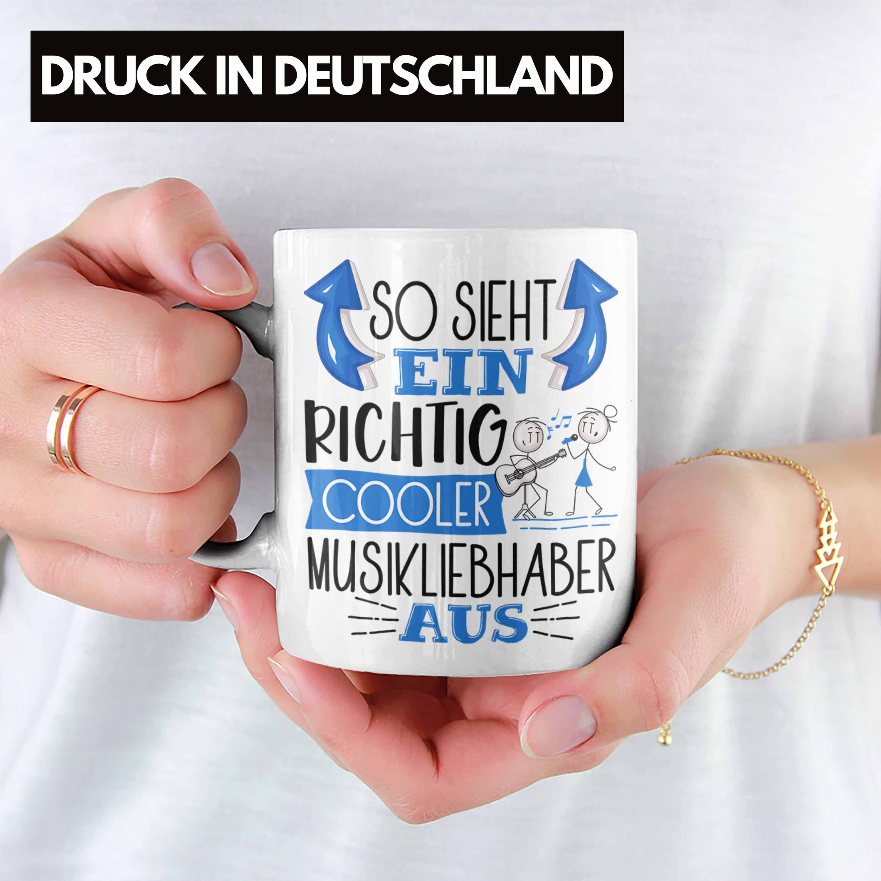 Tasse Sieht Aus Musikliebhaber So Tasse Weiss Ein Geschenk Trendation Richtig Cooler Lustige