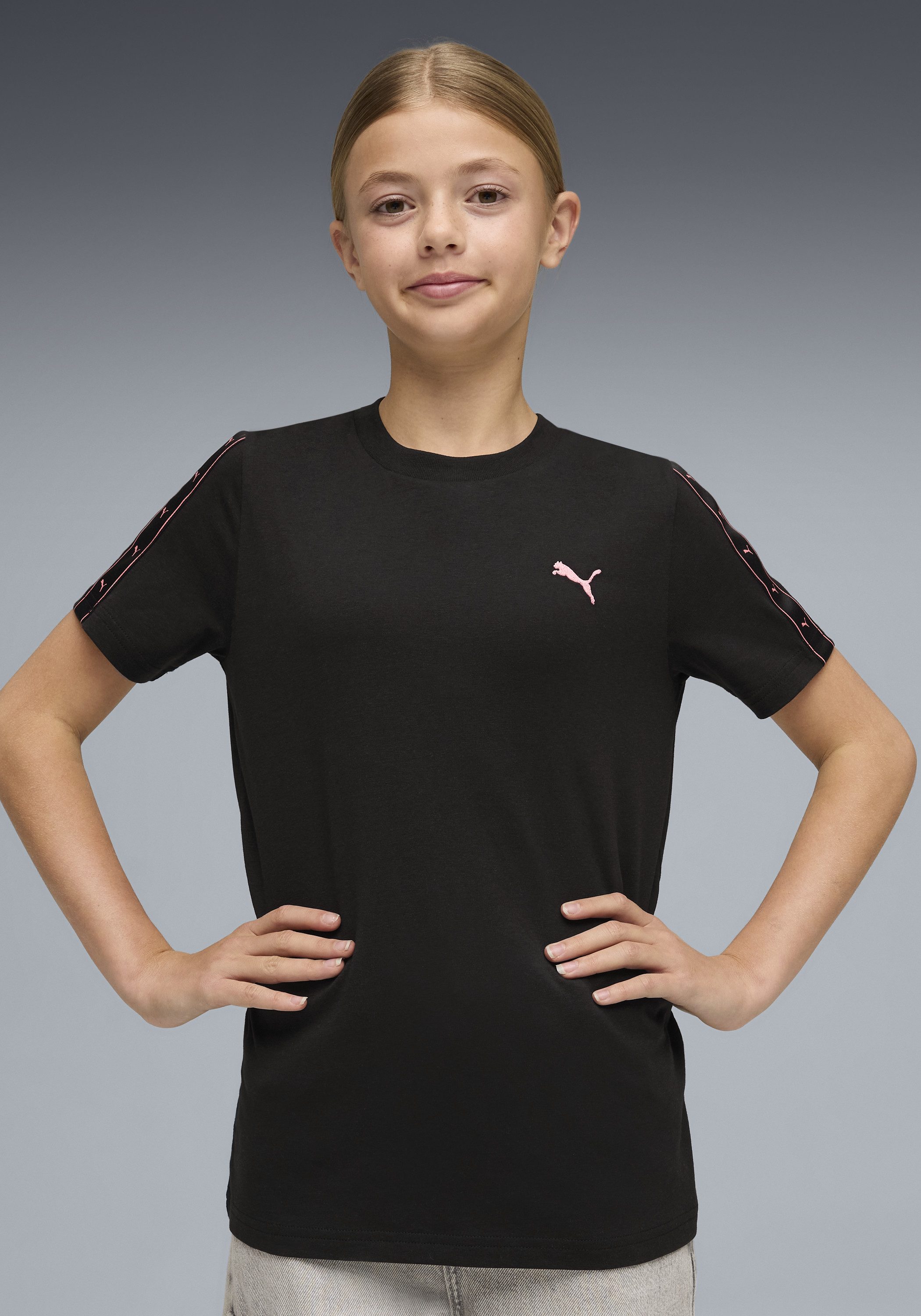 PUMA T-Shirt ESS TAPE TEE G Regular Fit, Kurzarm, für vielseitige Aktivitäten, aus Baumwolle