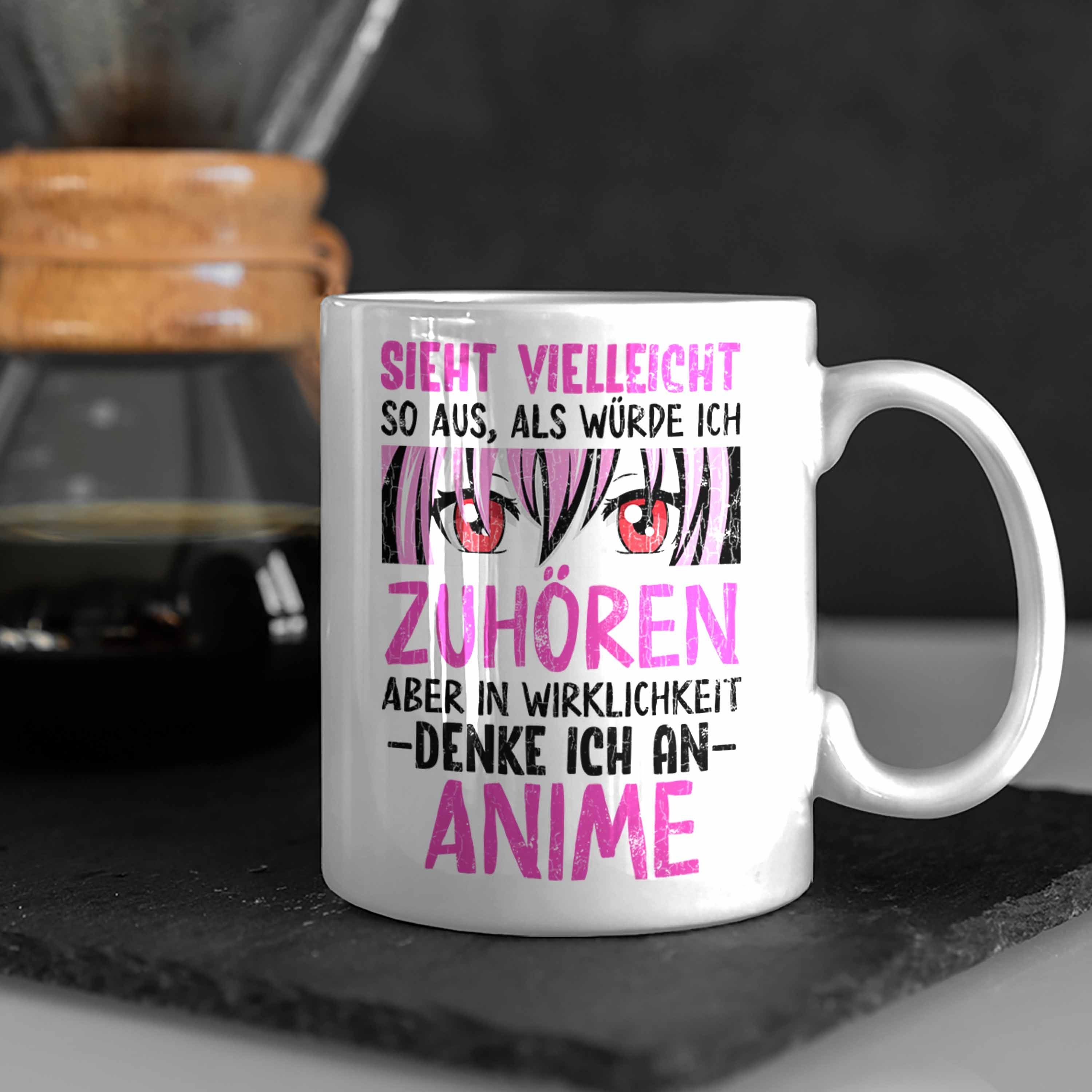 Geschenk Aus Tasse Trendation Würde Weiss Deko Trendation Fan Kaffeetasse Zuhören Sieht So Anime Dir Anme Ich Spruch - Als Tasse Geschenke
