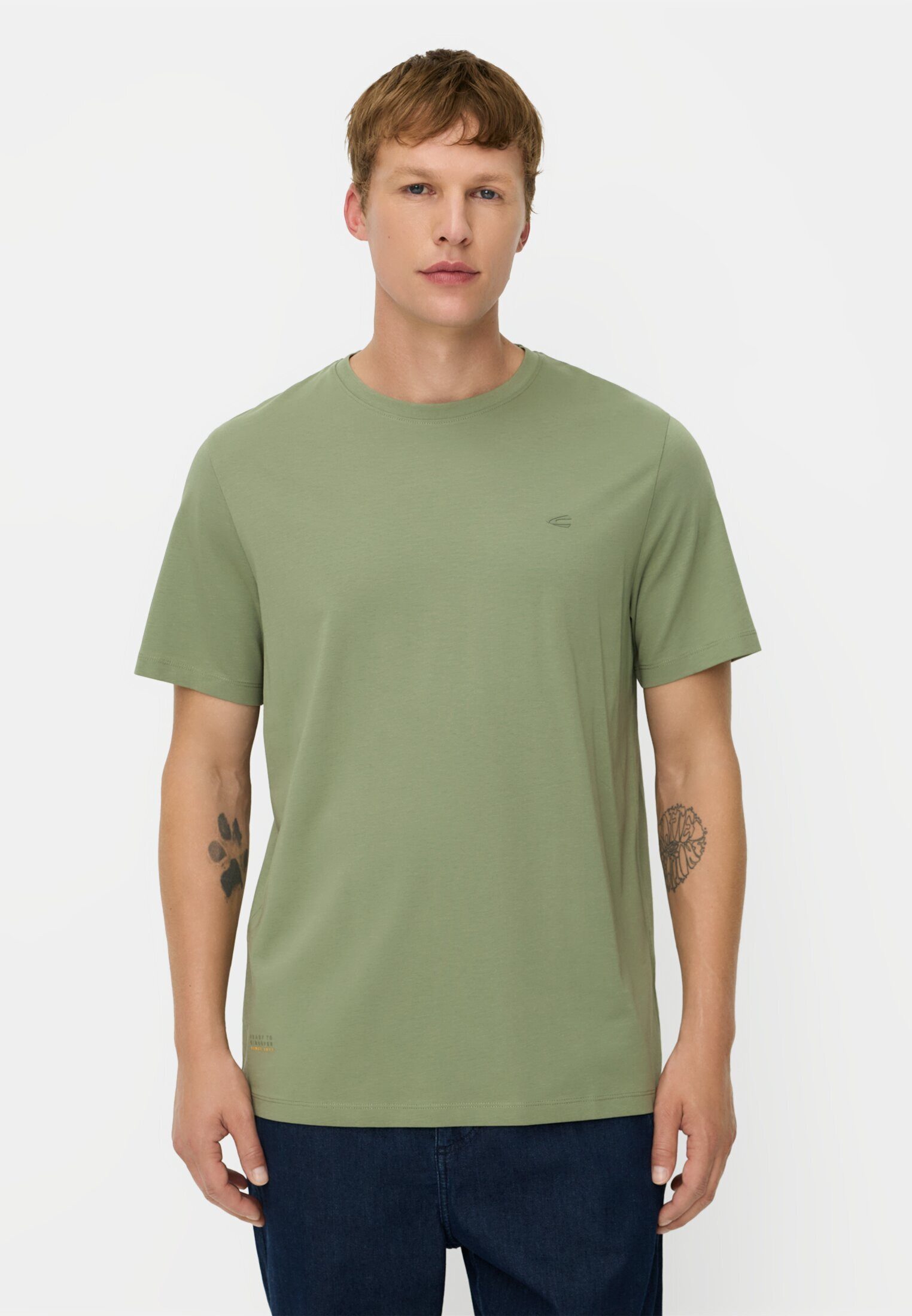 T-Shirt mit 4-Wege-Stretch Kurzarm