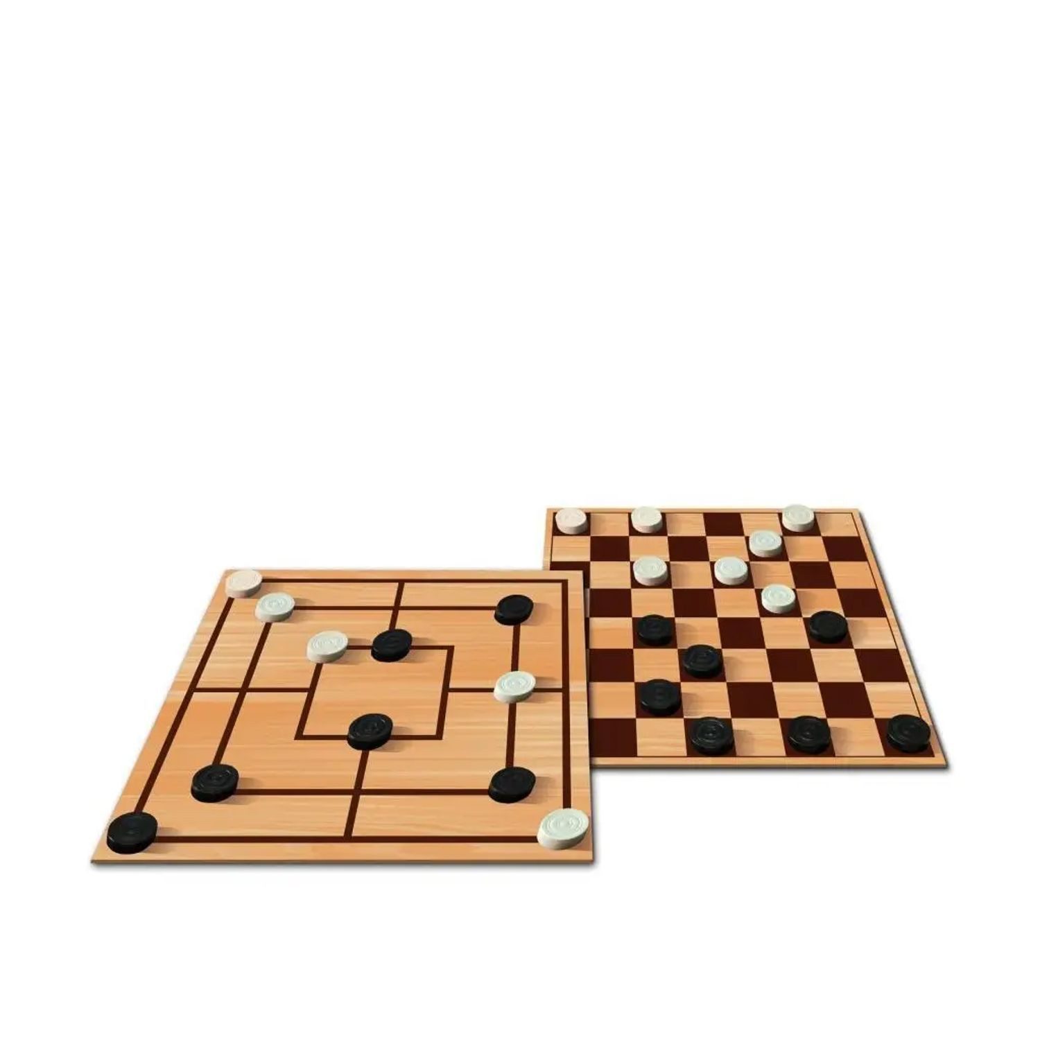 Noris Spiel Deluxe - Mühle & Dame