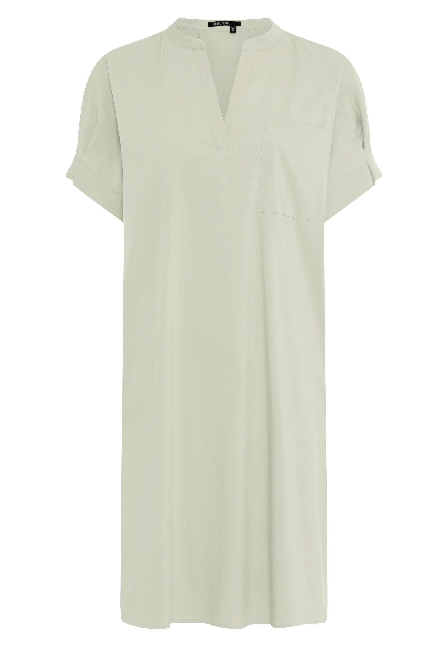 MARC AUREL Midikleid mit V-Ausschnitt